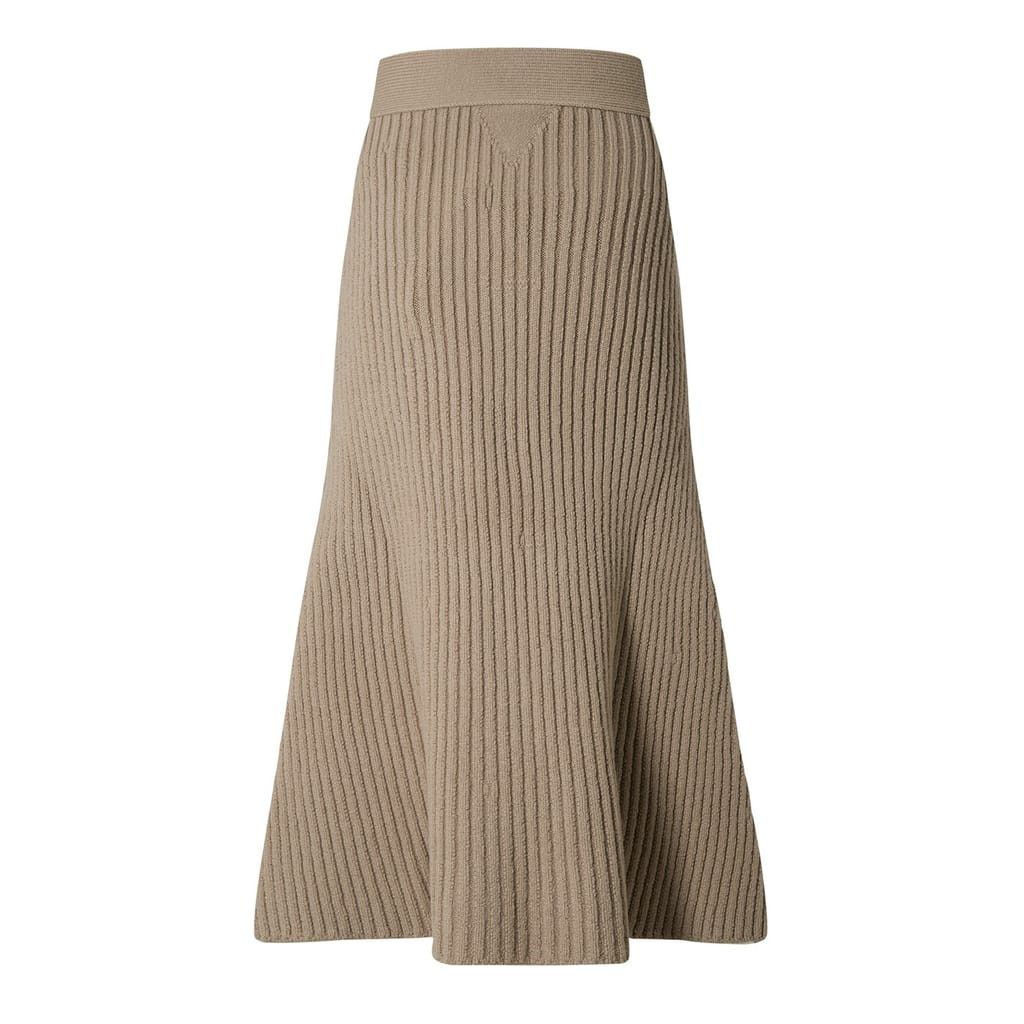 Bottega Veneta Bottega Veneta Bv Skirt in Beige Size 27" / US 4 / IT 40 - 3 Thumbnail