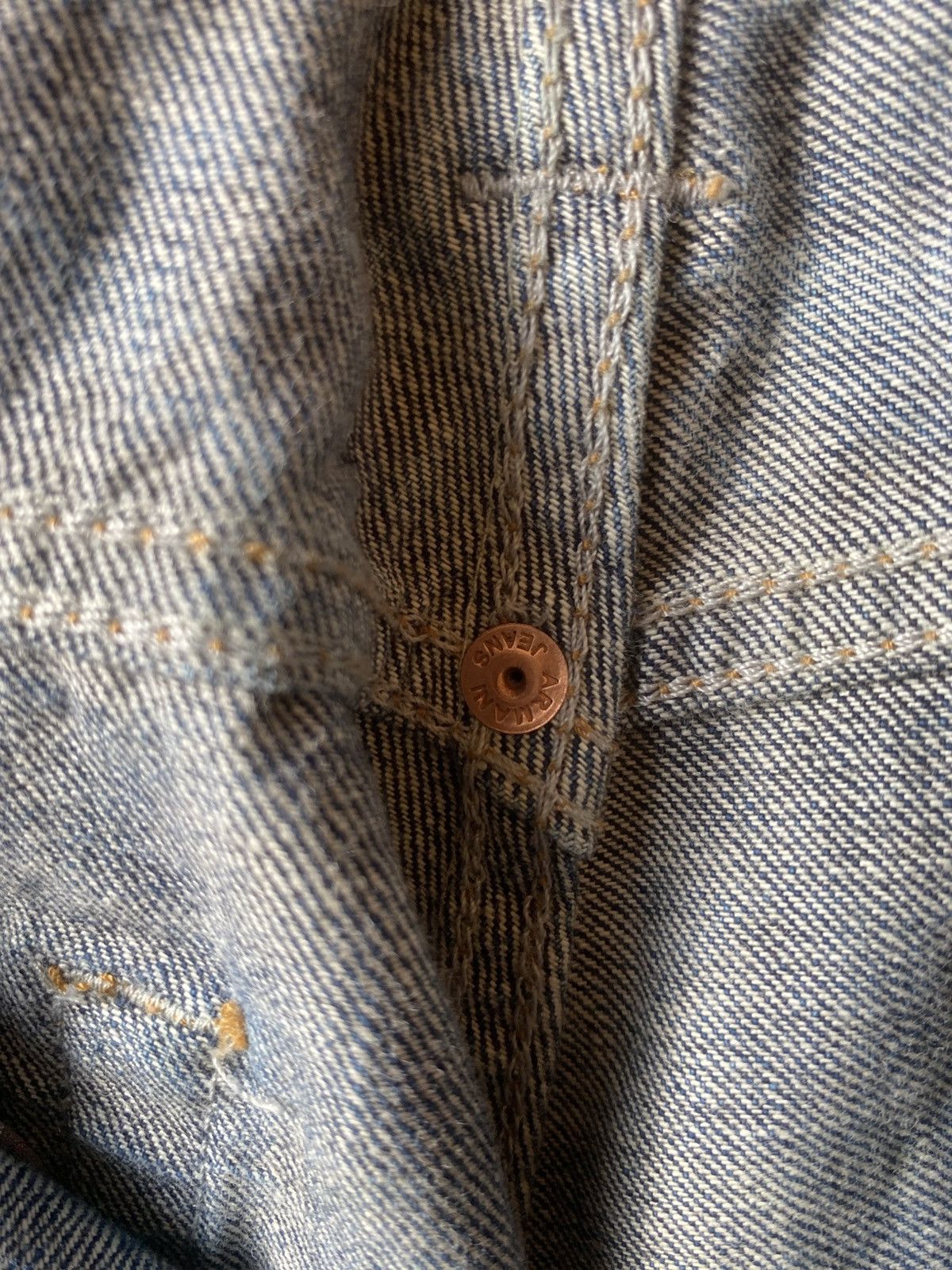 Armani × Vintage Armani Jeans Red Wash Limited Edition Italy Selvage denim Size US 32 / EU 48 - 23 Thumbnail