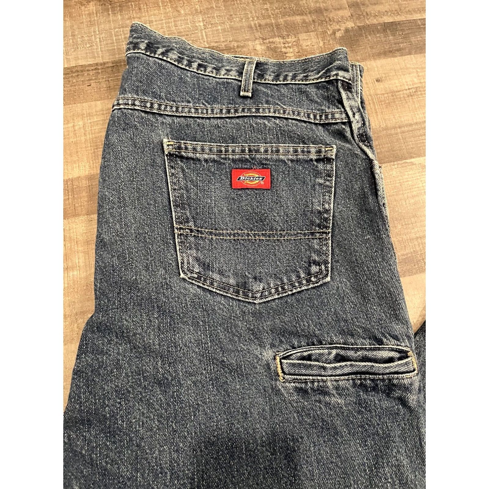 Dickies VINTAGE Dickies Jeans Mens 40 Blue 40x30 Relaxed Wash Denim Work Wear F256 Size US 40 / EU 56 - 2 Thumbnail