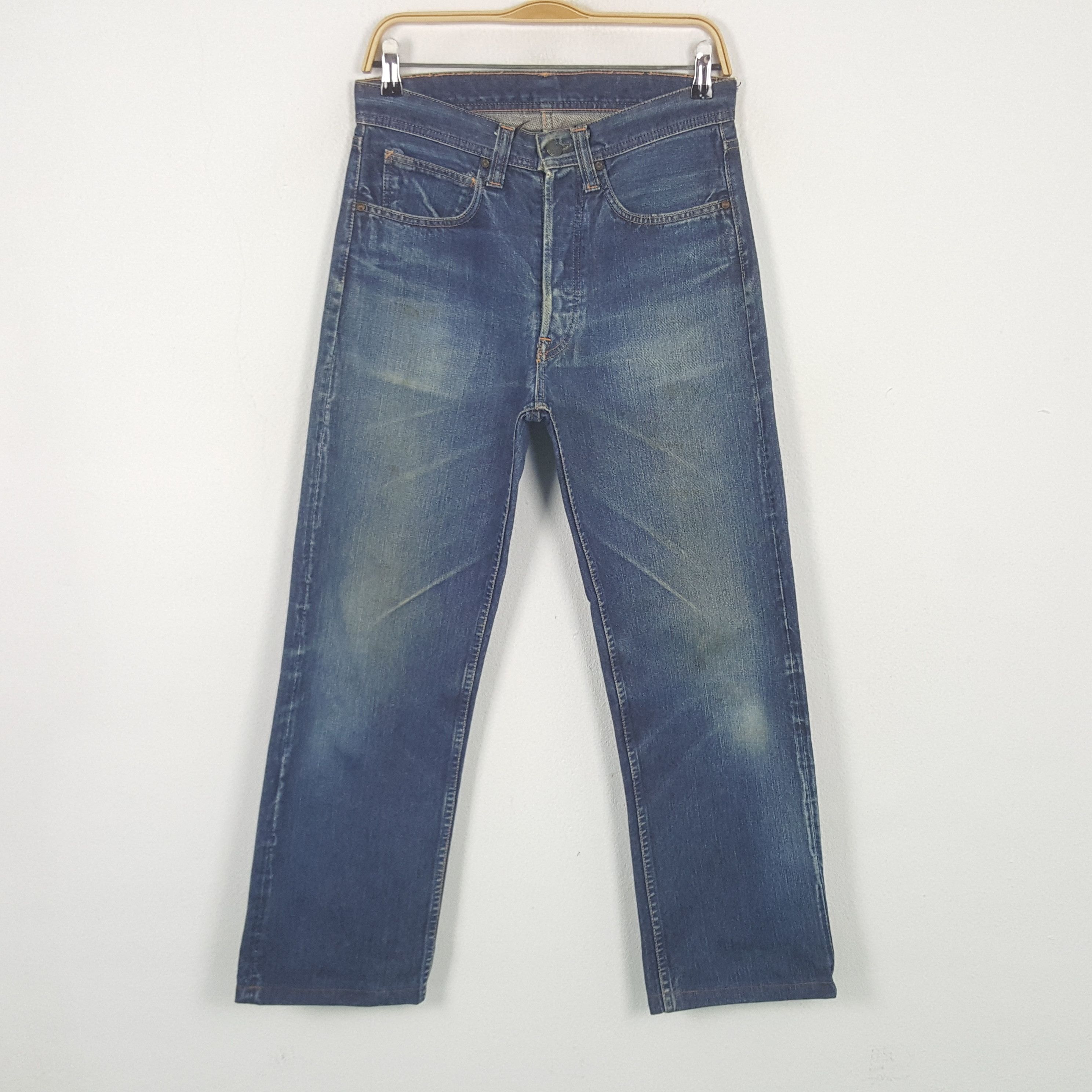 Japanese Brand Vintage Head Light Selvedge Denim Jeans Size US 30 / EU 46 - 1 Thumbnail