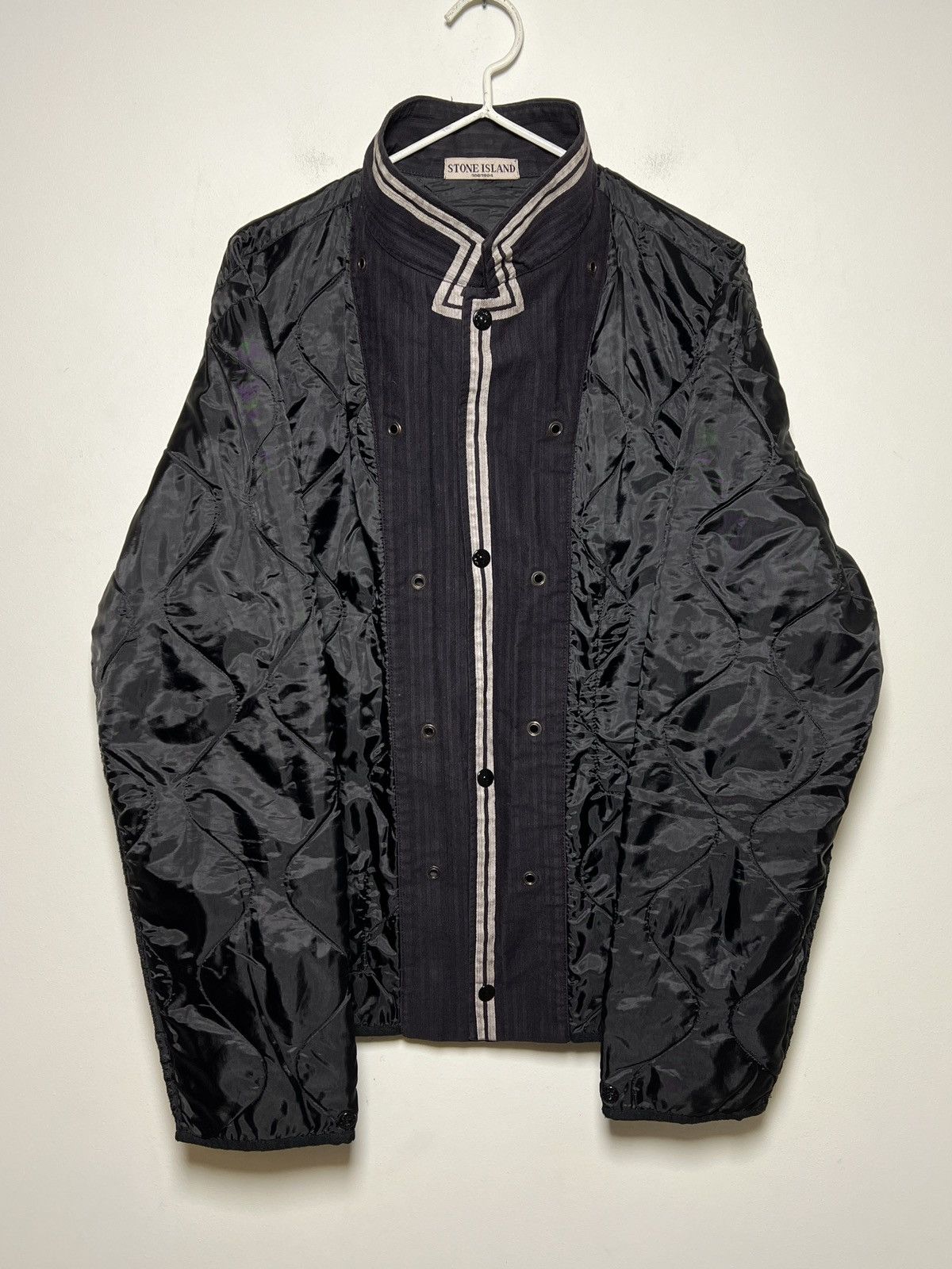 Stone Island stone island y2k quilted liner bomber jacket Size US L / EU 52-54 / 3 - 1 Thumbnail