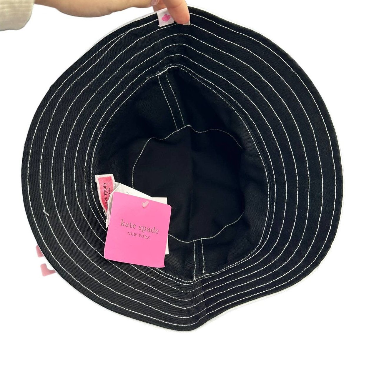 Kate Spade Kate Spade reversible bucket hat French Cream dot / black Size ONE SIZE - 5 Thumbnail