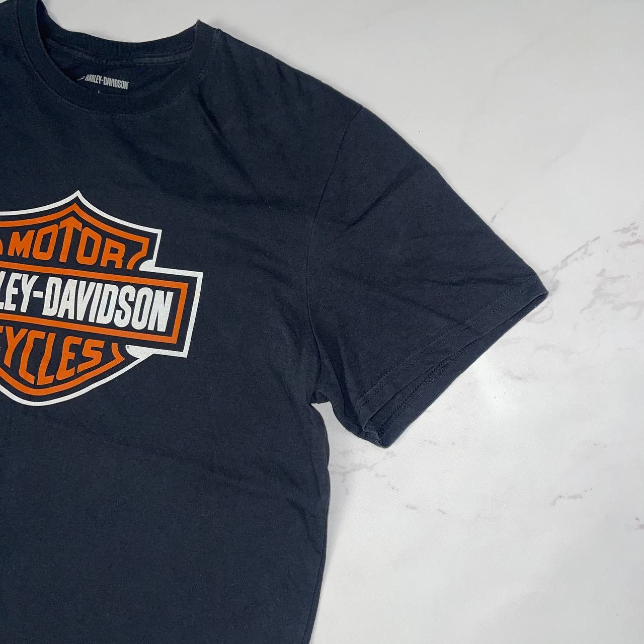 Harley Davidson Vintage Y2K Harley Davidson motorcycle t-shirt Size L Black Size US L / EU 52-54 / 3 - 6 Thumbnail