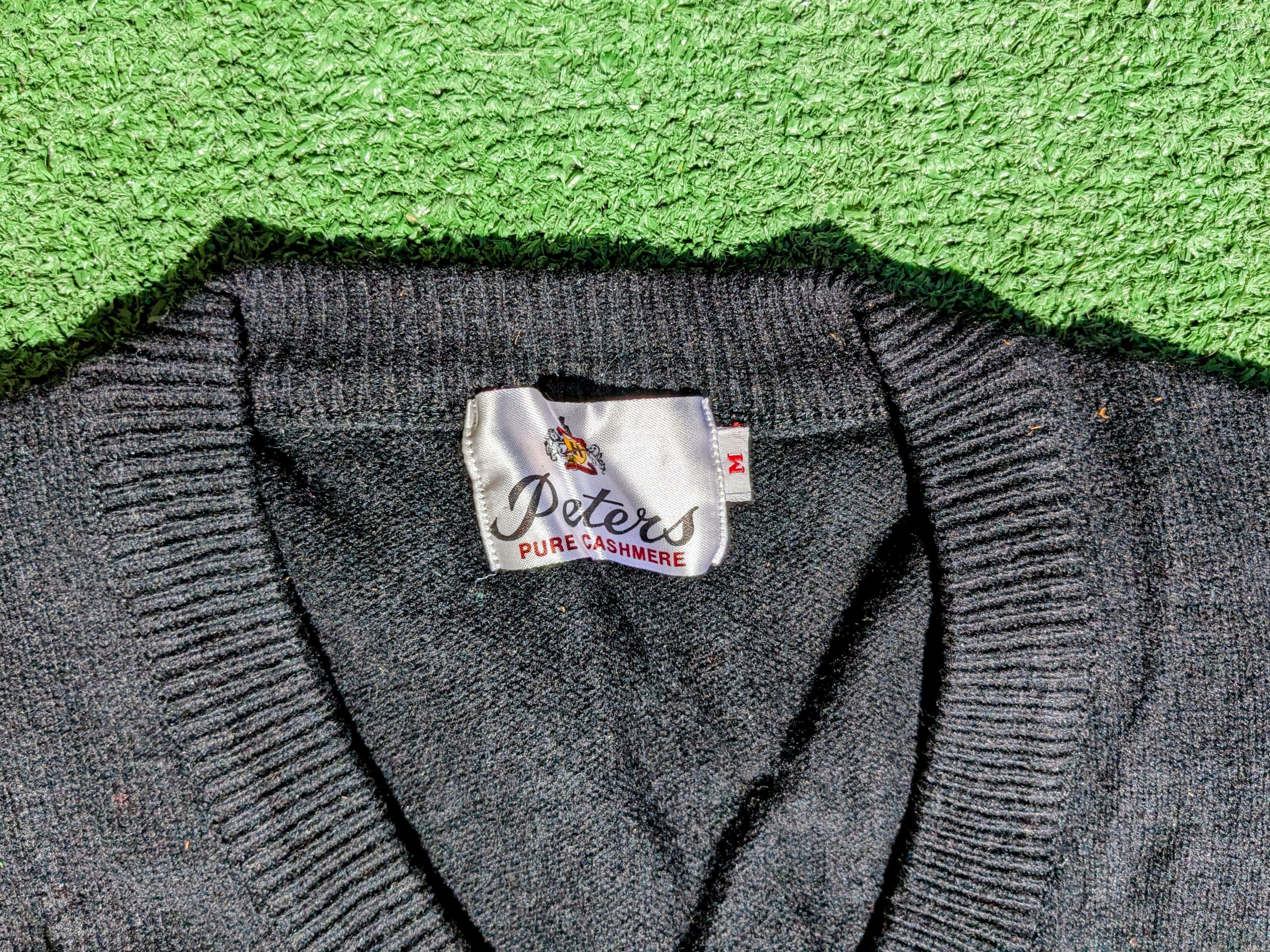 Vintage Vintage Peter's V-neck Pullover 100% Cashmere Sweater Shirt Size M / US 6-8 / IT 42-44 - 6 Thumbnail