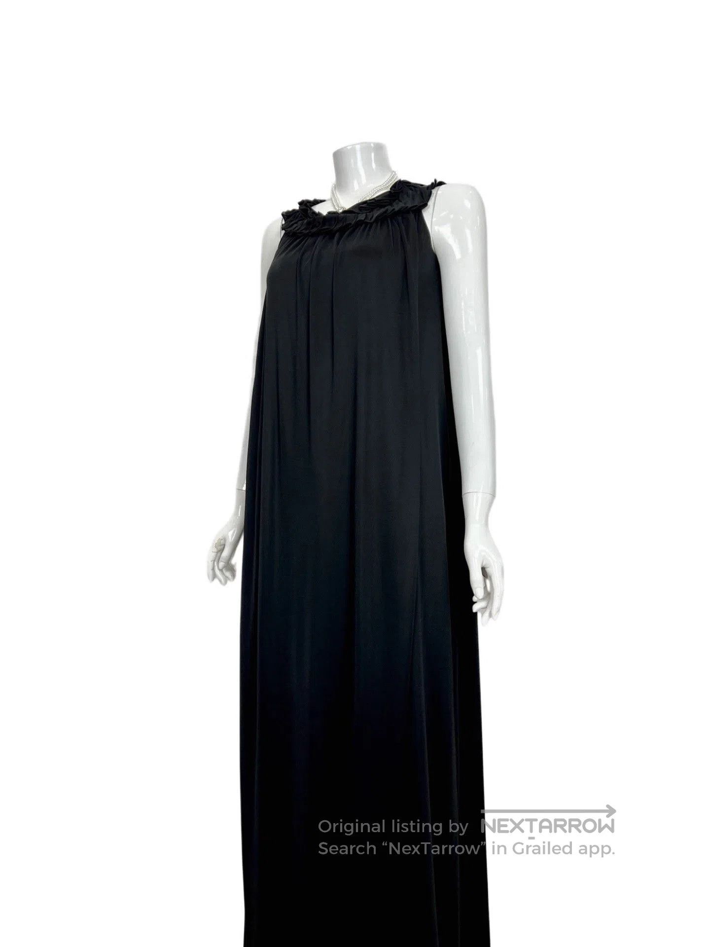 Saint Laurent Paris Yves Saint Laurent Black Sleeveless Maxi Dress. Size M / US 6-8 / IT 42-44 - 1 Thumbnail