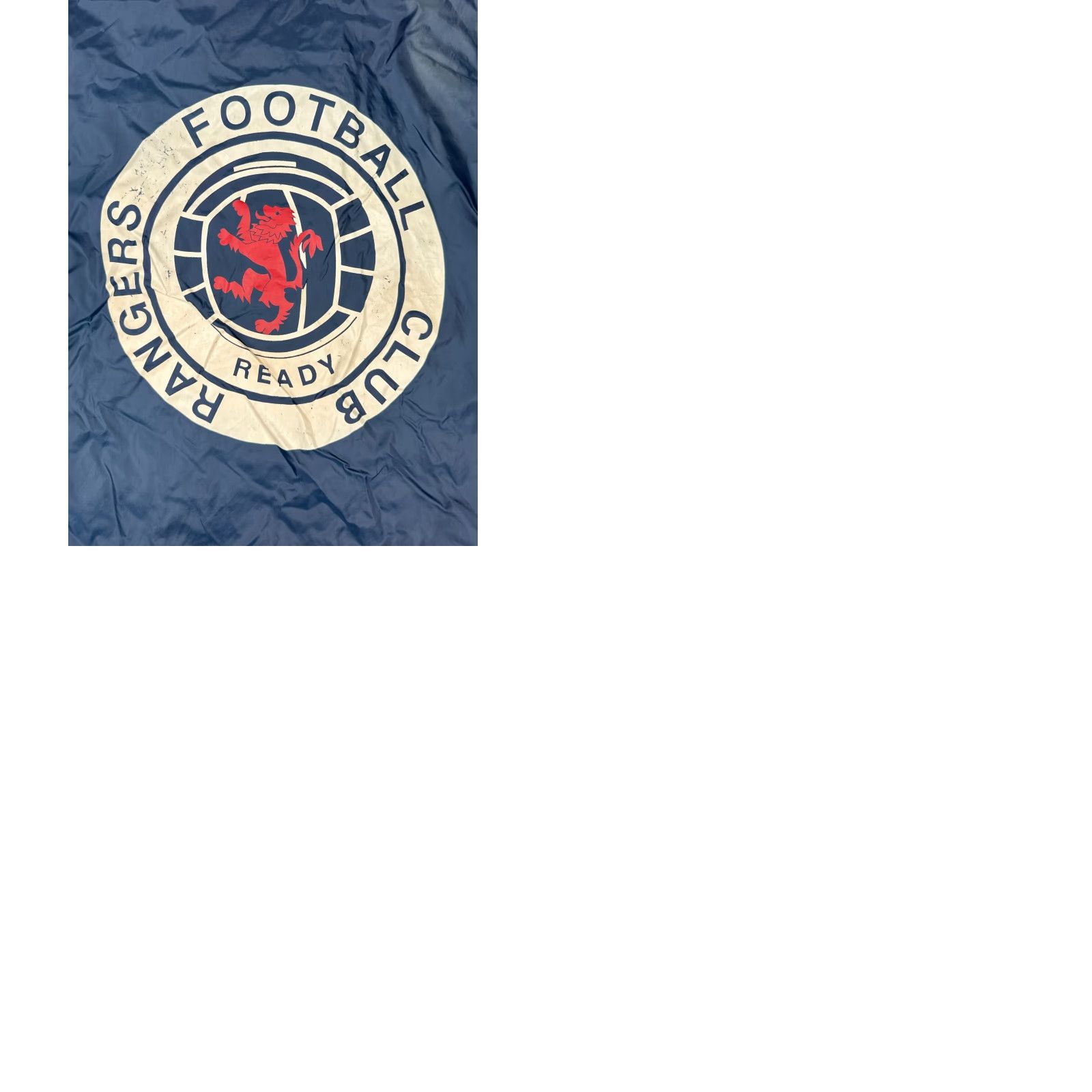 Vintage Glasgow Rangers Football Club Jacket Mens Large Blue Button Up Nylon Hooded Size US L / EU 52-54 / 3 - 10 Thumbnail