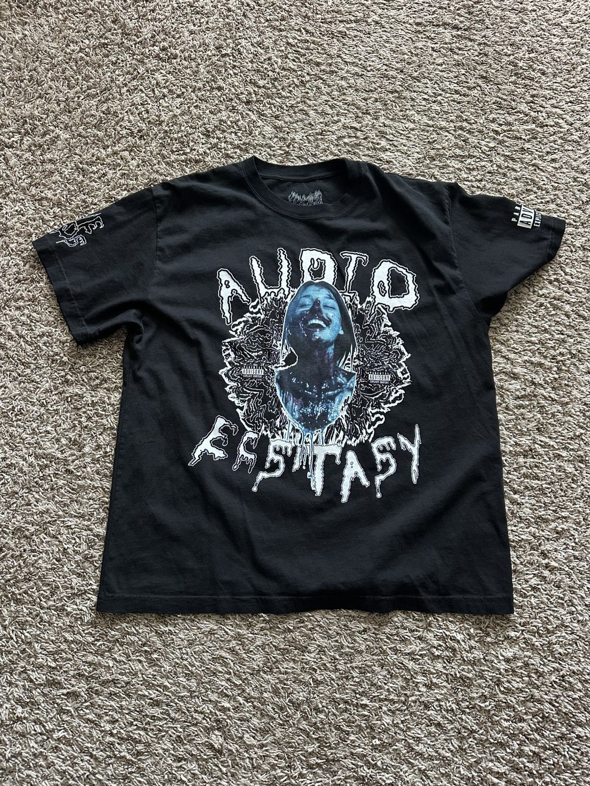 Ken Carson Ken Carson A Great Chaos Tour Audio Ecstasy Tee Size US XXL / EU 58 / 5 - 1 Thumbnail