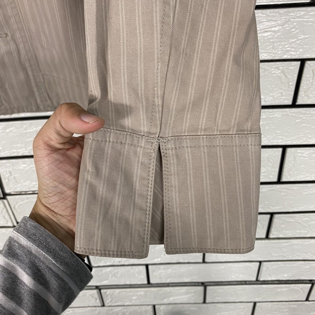 Issey Miyake 📌Vintage Hickory Chore Work Jacket Nicole Club For Men Size US M / EU 48-50 / 2 - 16 Thumbnail