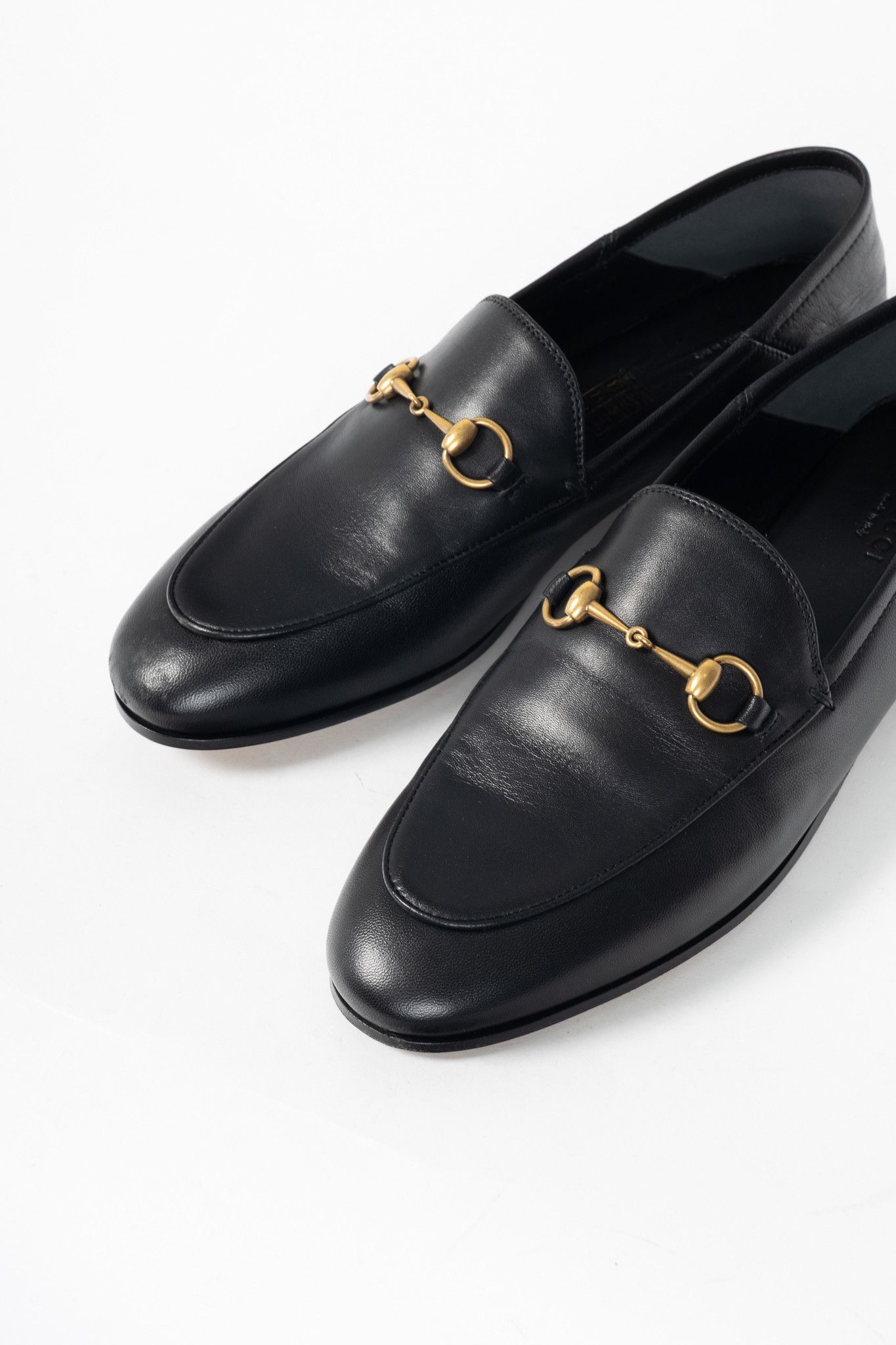 Gucci Gucci Nero Agnello Plonge Horsebit Loafers Size US 8.5 / IT 38.5 - 6 Thumbnail