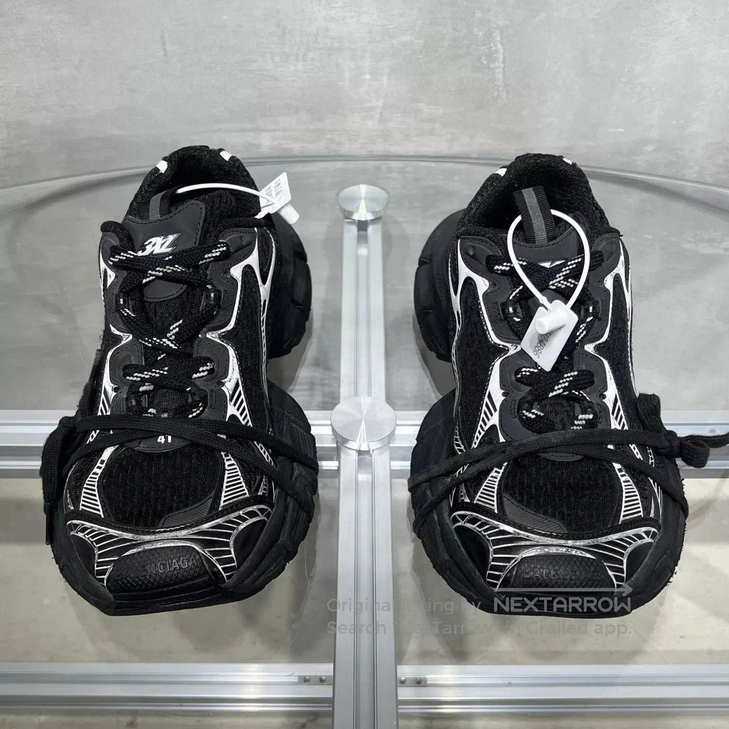 Balenciaga Black Hitop Sneakers Size 8. Size US 8 / EU 41 - 1 Thumbnail