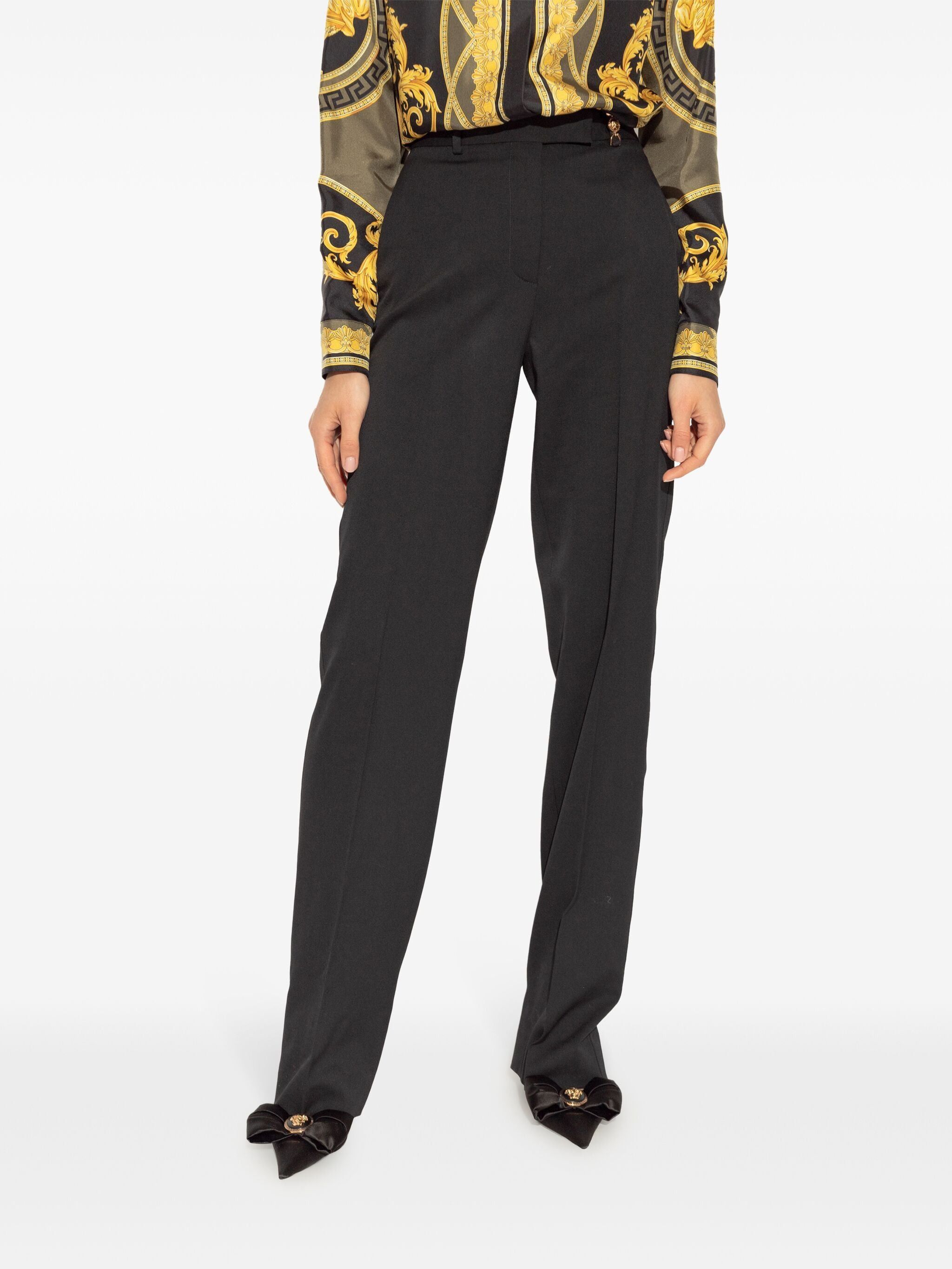 Versace o1s22i1n1024 Tailored Medusa Trouser in Black Size 30" / US 8 / IT 44 - 3 Thumbnail