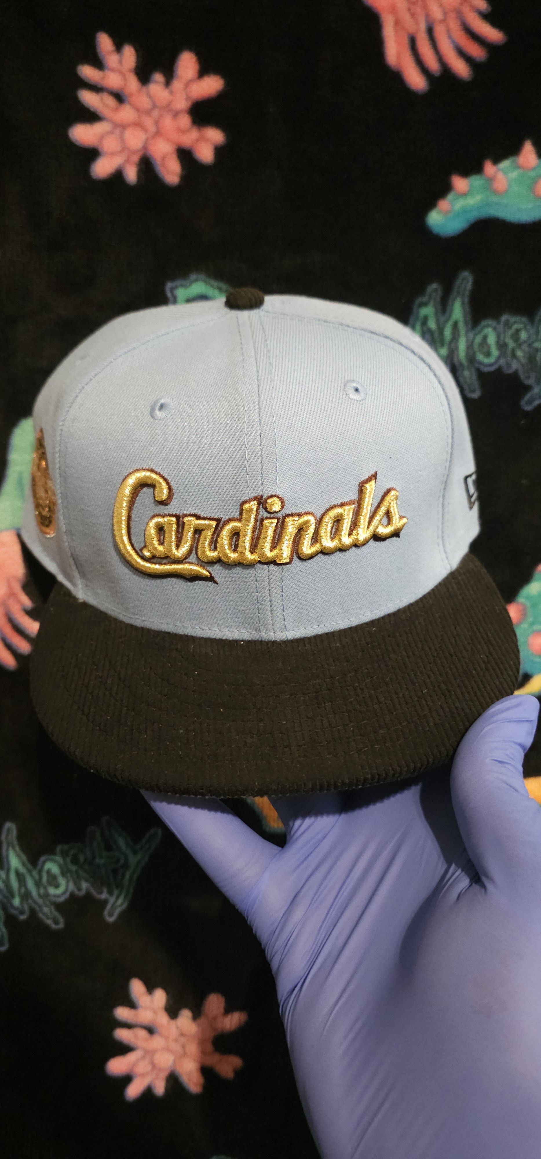 New Era STL.CARDINALS 2tone sz 7 5/8 Light Blue and black Visor Size ONE SIZE - 1 Thumbnail