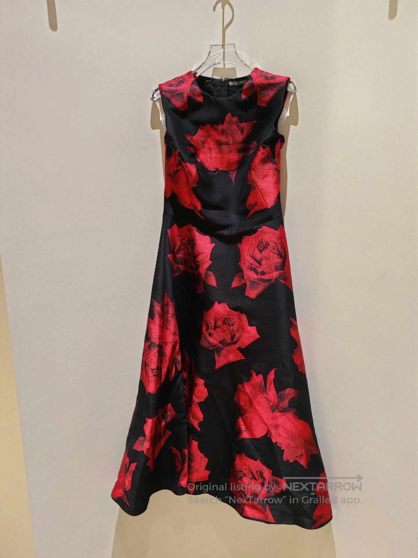 Alexander McQueen McQueen Rose Show Silk Dress. Size M / US 6-8 / IT 42-44 - 2 Thumbnail