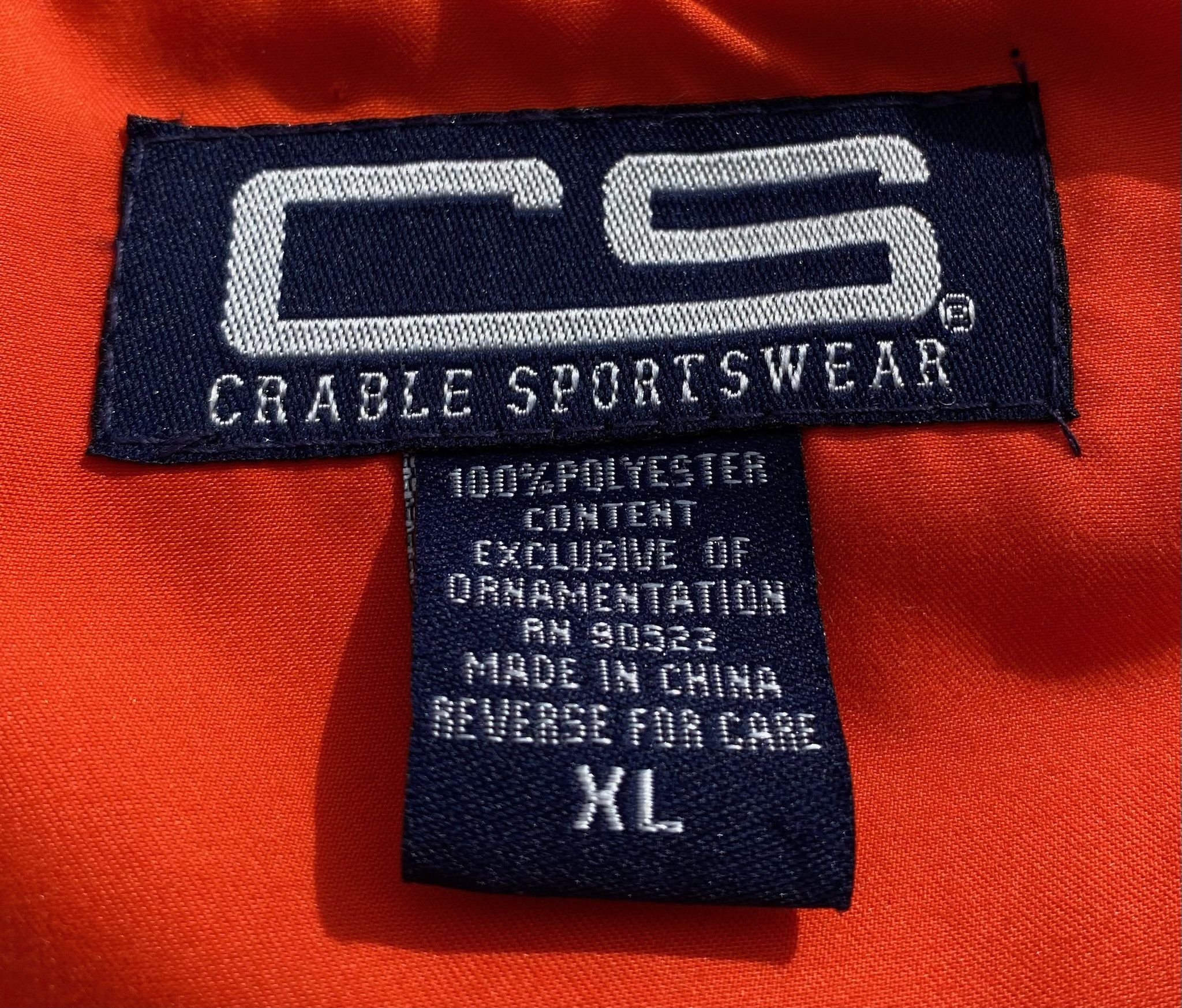 Other Y2K Clemson Tigers Embroidered Orange Pullover Jacket 2XL Size US XXL / EU 58 / 5 - 5 Thumbnail
