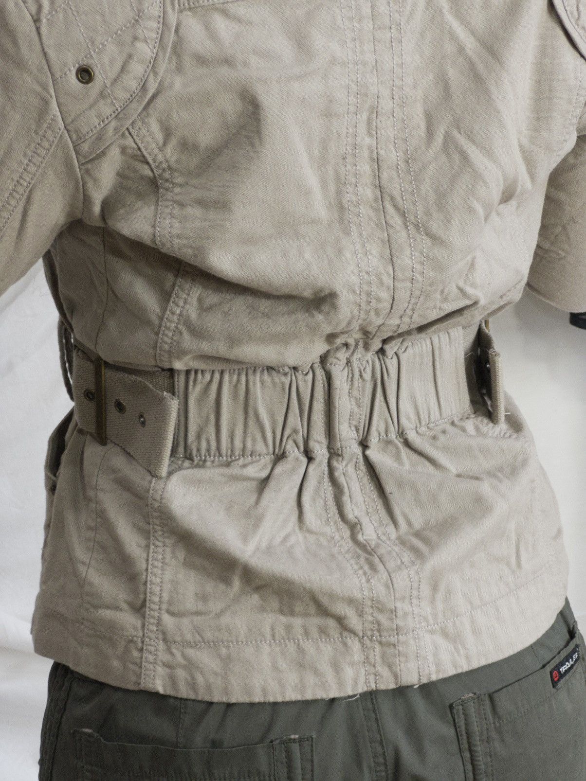 Vintage Fitted utility jacket with side belts & cargo details Size M / US 6-8 / IT 42-44 - 7 Thumbnail