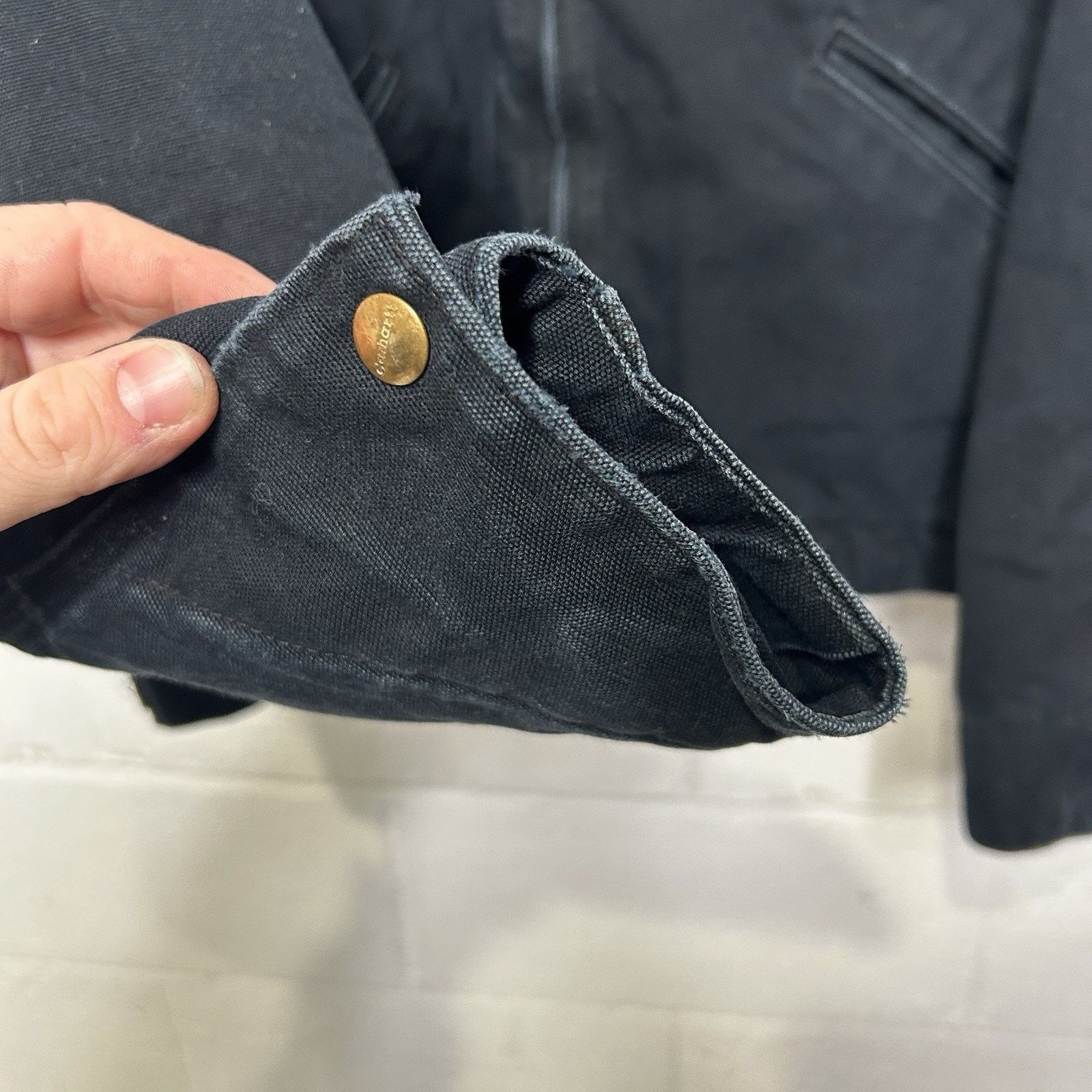 Vintage Carhartt Blanket-Lined Detroit Jacket “Black” J001