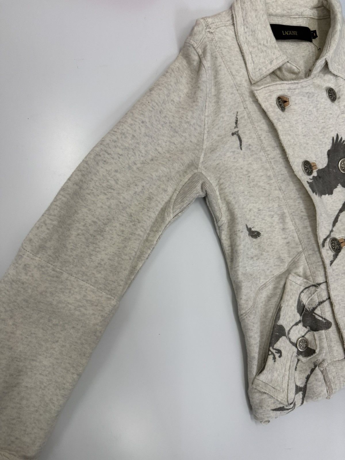 In The Attic 🔥 ANARCHISM LAGUST GOTHIC CROPED SWEAT JACKET Size XS / US 0-2 / IT 36-38 - 7 Thumbnail