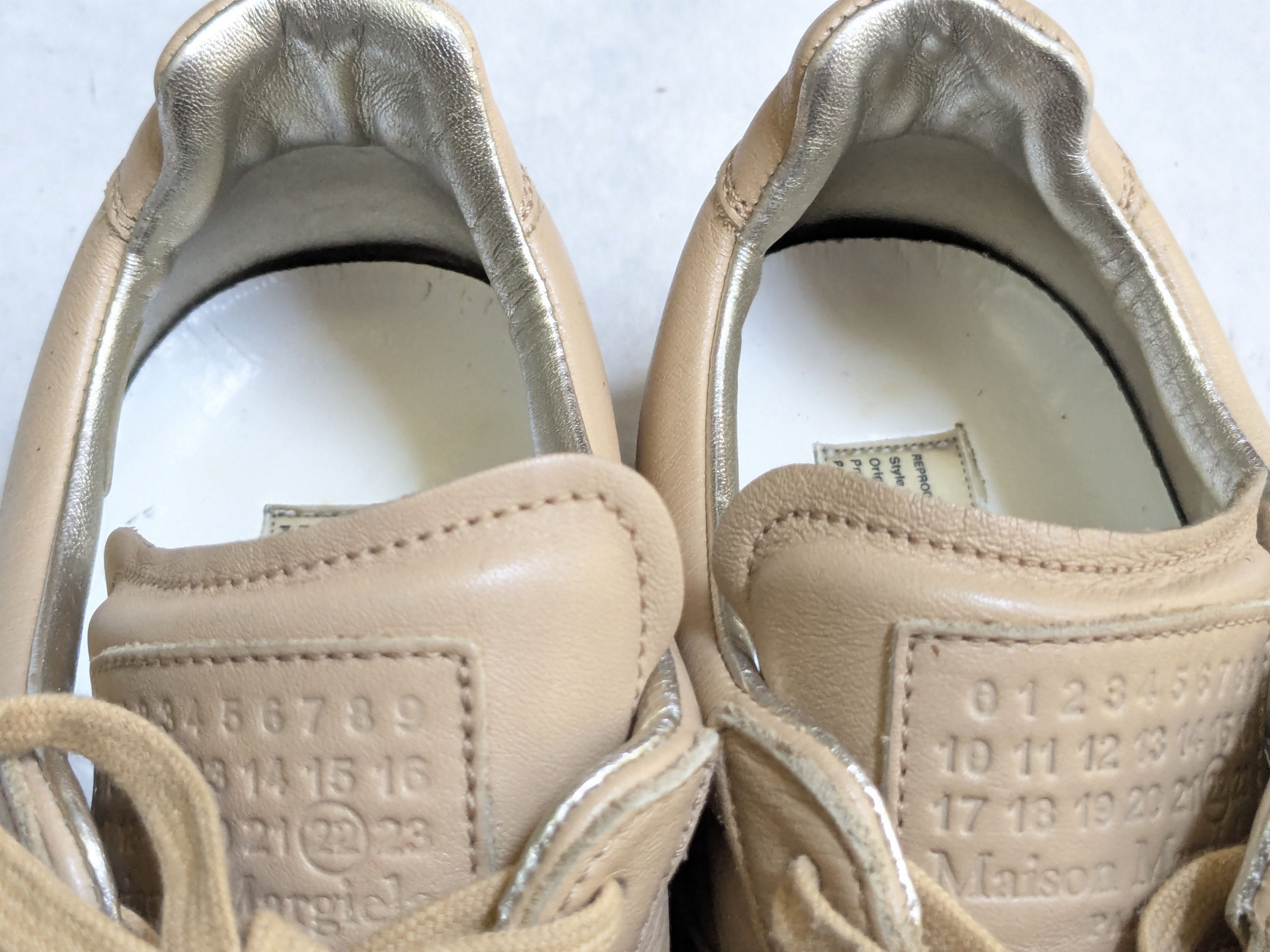 Maison Margiela Maison Margiela Replica GAT Silver 11 44 Low Tops Leather Size US 11 / EU 44 - 5 Thumbnail