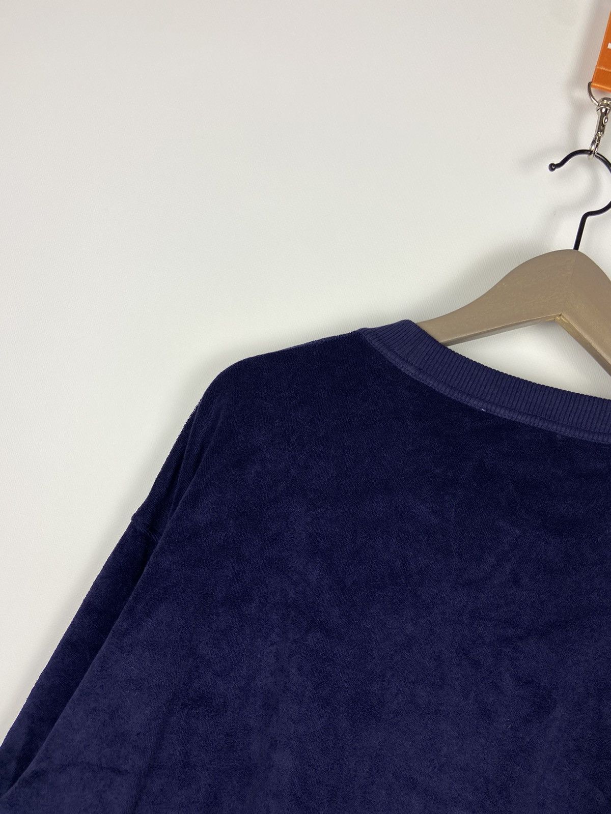 YMC YMC Daisy Terry Towelling Crew Sweatshirt Mens Blue Sz XL Size US XL / EU 56 / 4 - 13 Thumbnail