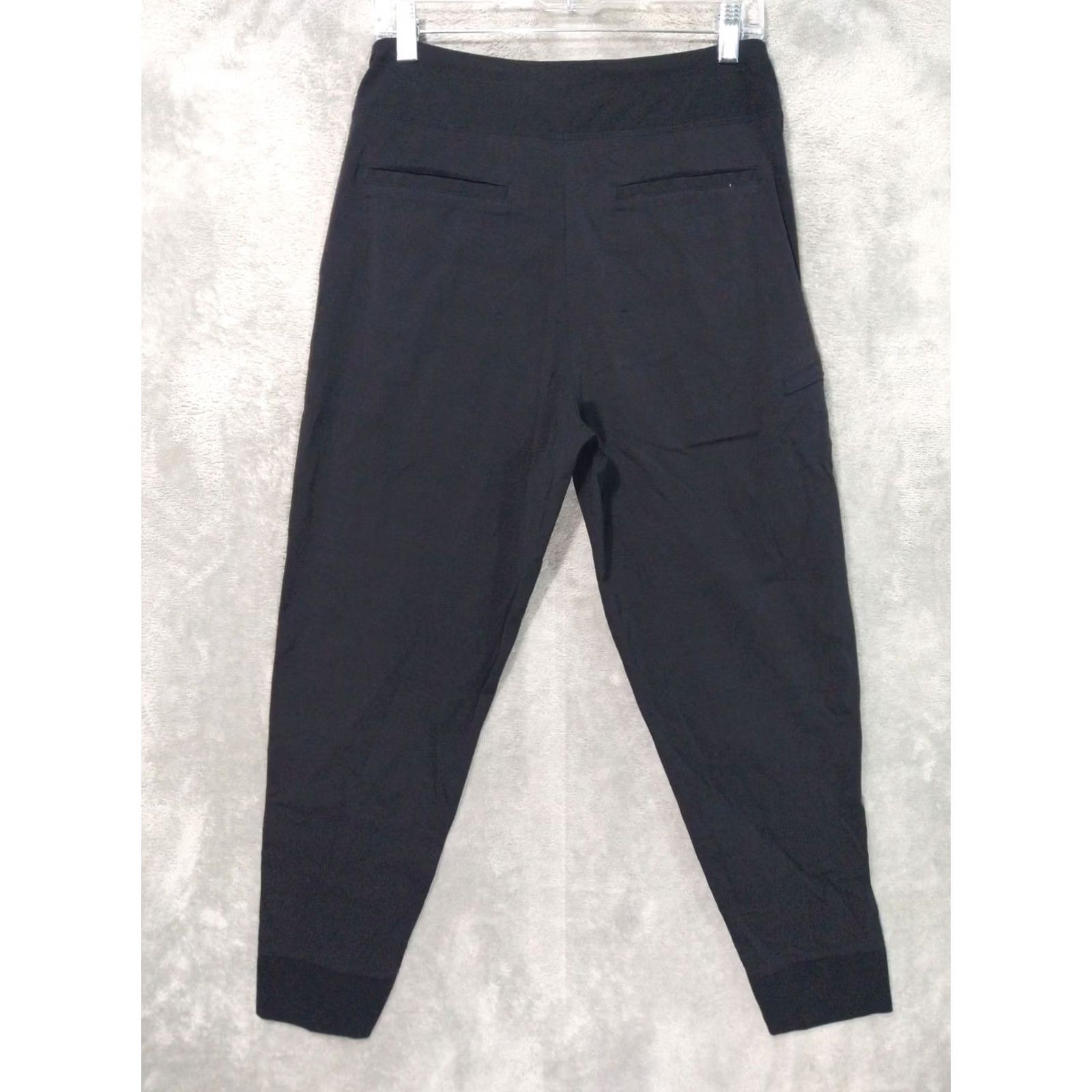 Athleta Athleta Trekkie Pants Womens 8 Black Jogger Stretch Pull On Relaxed Tapered Activewear Casual Size 30" / US 8 / IT 44 - 2 Thumbnail