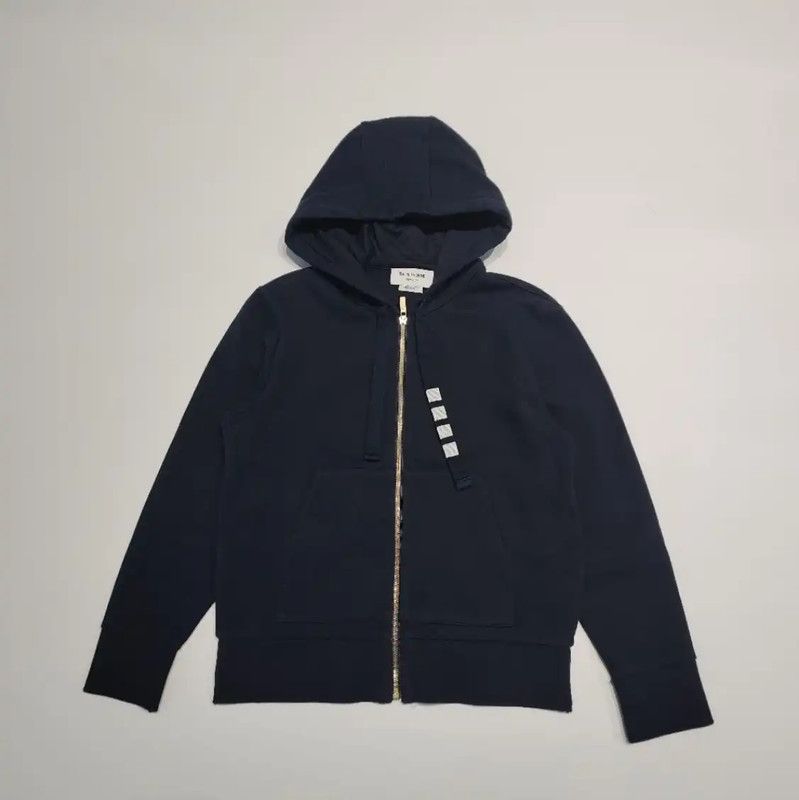 Thom Browne Thom Browne Women's Navy Cotton Jacket 0089 Size L / US 10 / IT 46 - 1 Thumbnail