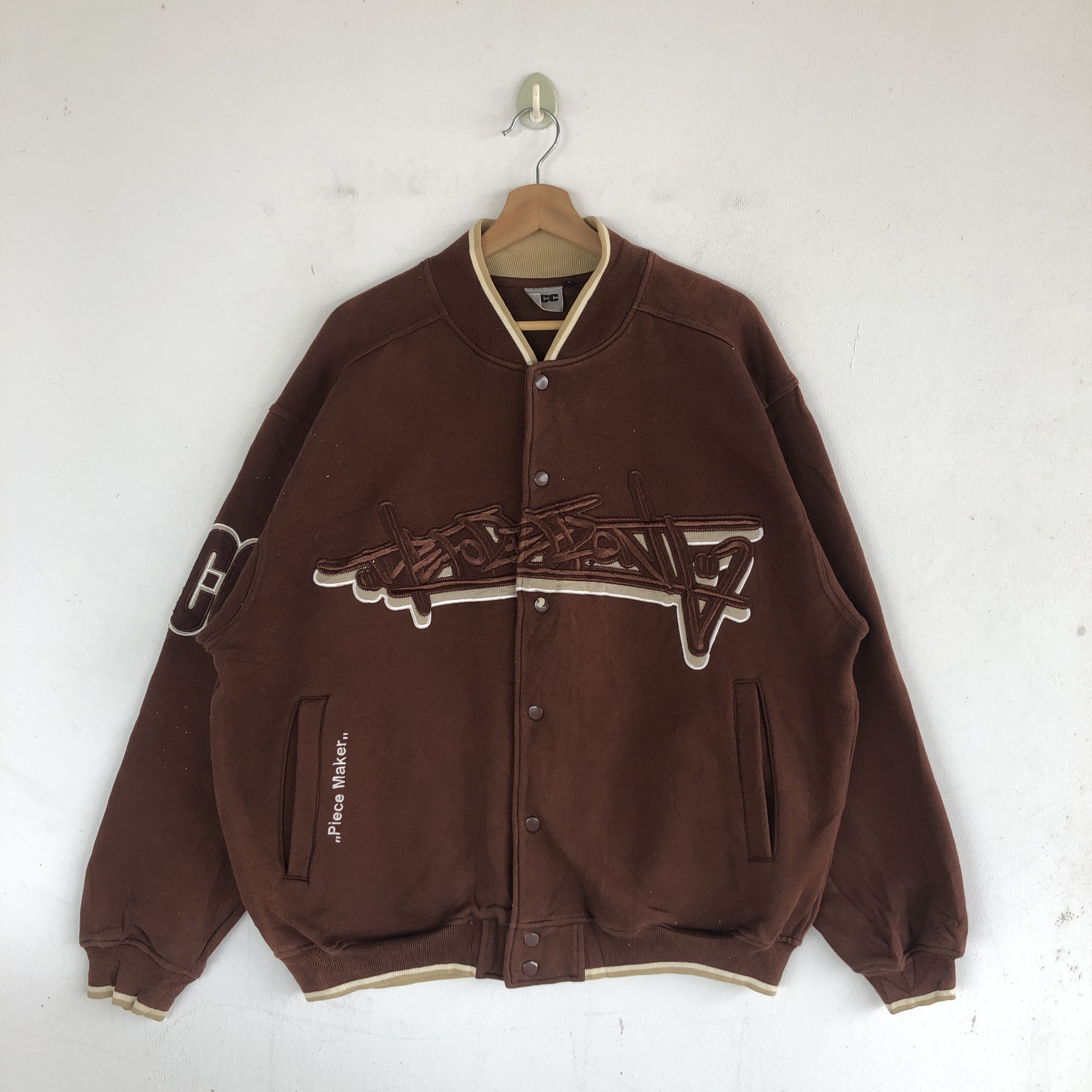 Japanese Brand × Vintage Vintage Japanese ACC Varsity Sweater Letterman Sweatshirt Size US XL / EU 56 / 4 - 1 Thumbnail