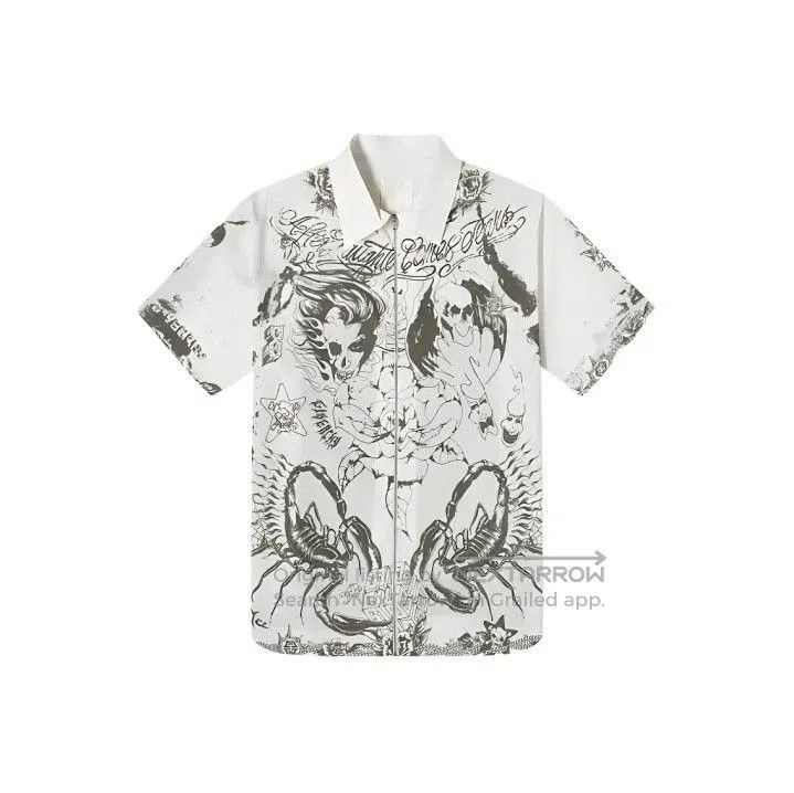 Givenchy Givenchy SS21 Zip Printed Short Sleeve Shirt. Size US L / EU 52-54 / 3 - 1 Thumbnail