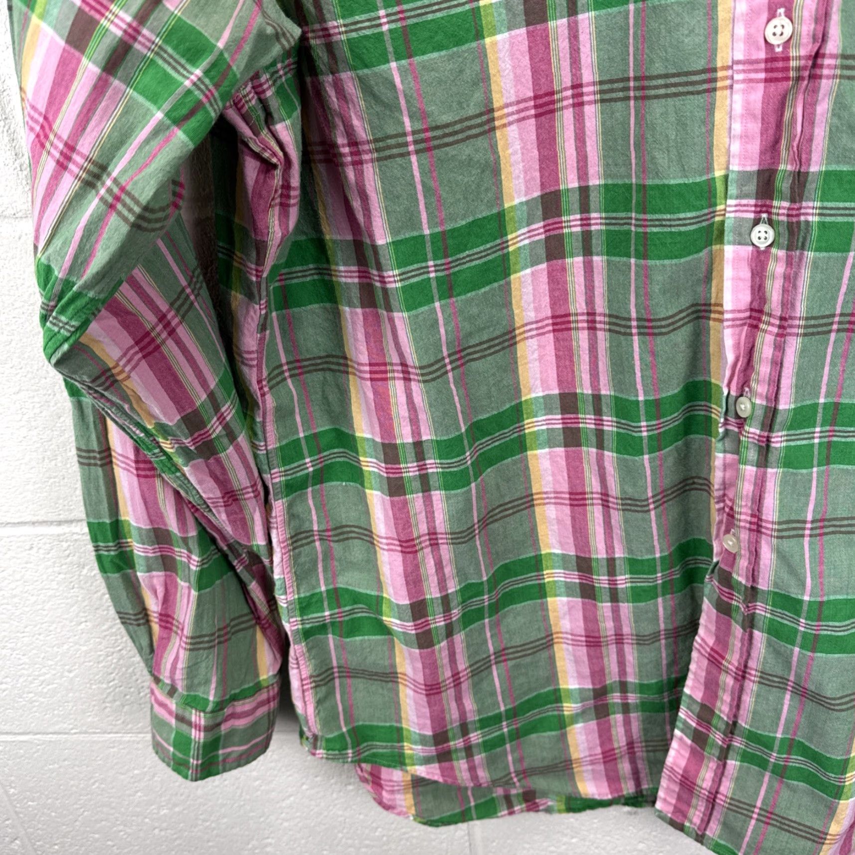Ralph Lauren Polo Ralph Lauren Shirt Mens XL Classic Fit Plaid Long Sleeve Button-Down Multicolor Logo 17 1/2 Regular Button-Up Everyday Classic Mens Size US XL / EU 56 / 4 - 5 Thumbnail