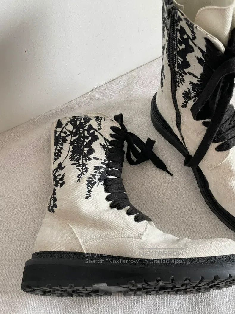 Ann Demeulemeester Ann Demeulemeester 39 14ss Floral Boots Size US 8.5 / IT 38.5 - 5 Thumbnail