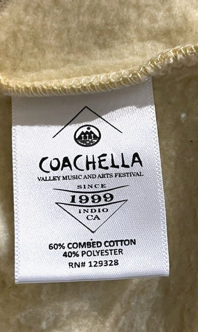 Coachella Coachella Ivory Embroidered Flowers Zip Hoodie Size US M / EU 48-50 / 2 - 9 Thumbnail