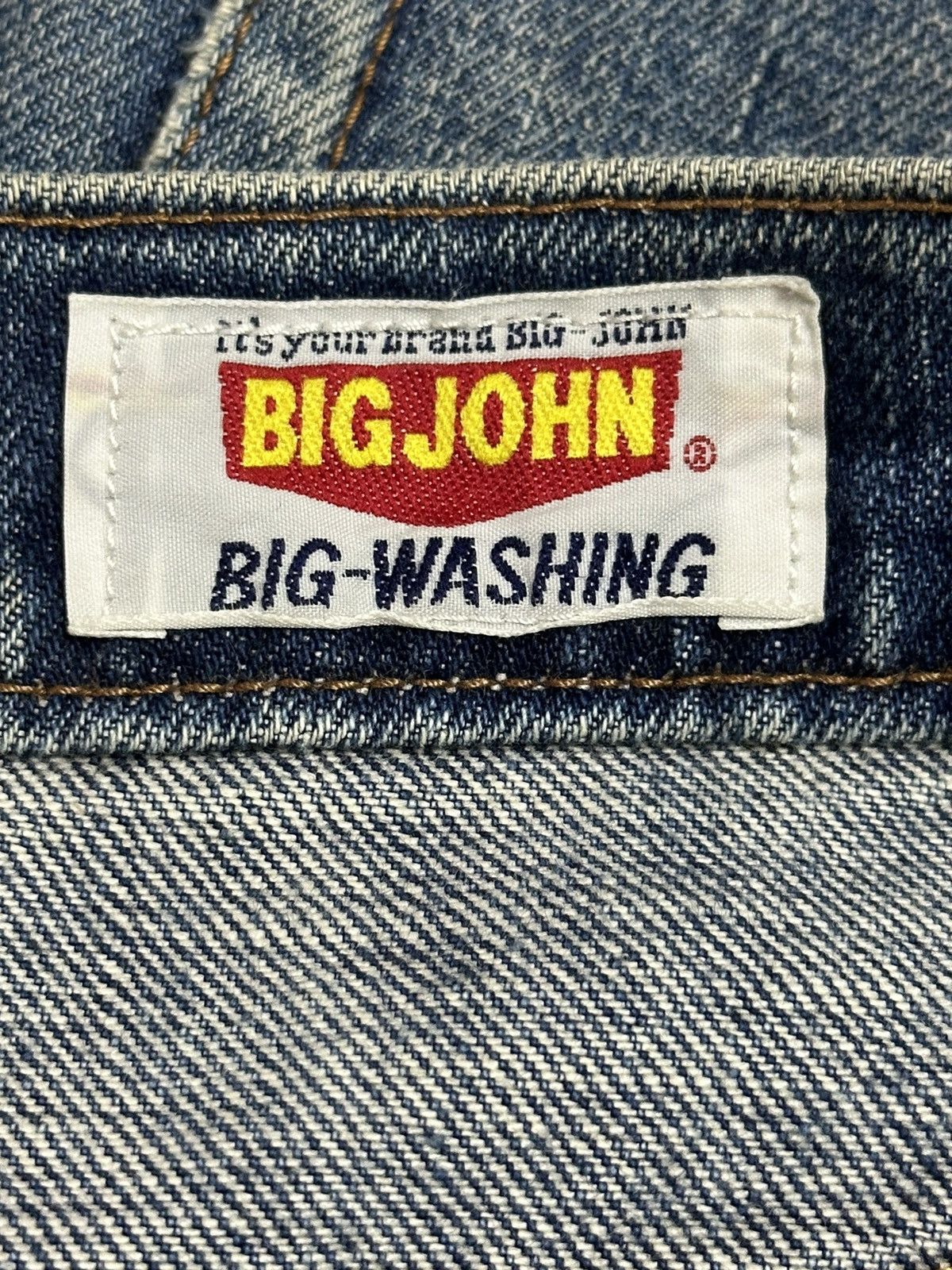 Big John Vintage Big John Classic Mud Wash Style Distress Baggy Jeans Size US 33 - 10 Thumbnail