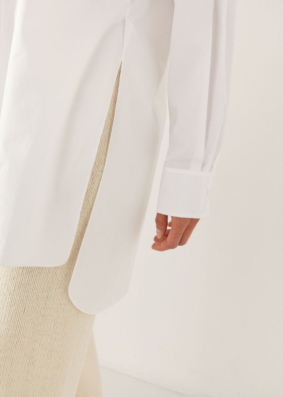 Loro Piana o1srvl11e0524 Shirt in White Size S / US 4 / IT 40 - 4 Thumbnail