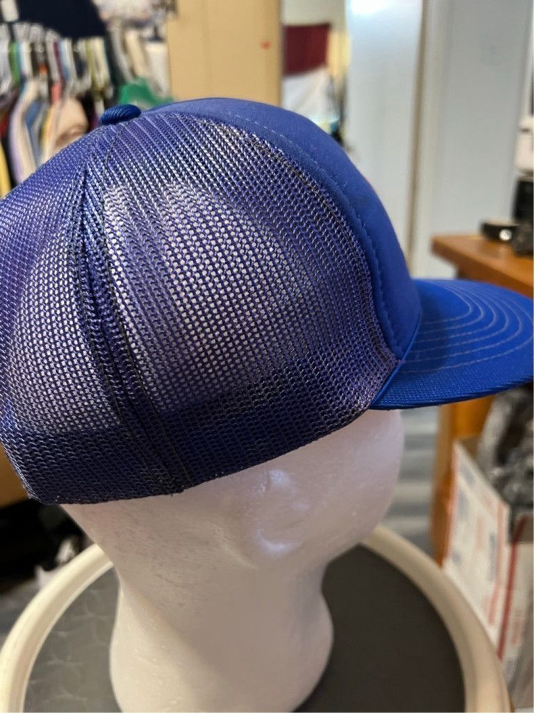 Pepsi Men's Pepsi Vintage Blue Trucker Hat One Size Red White Logo Size ONE SIZE - 4 Thumbnail