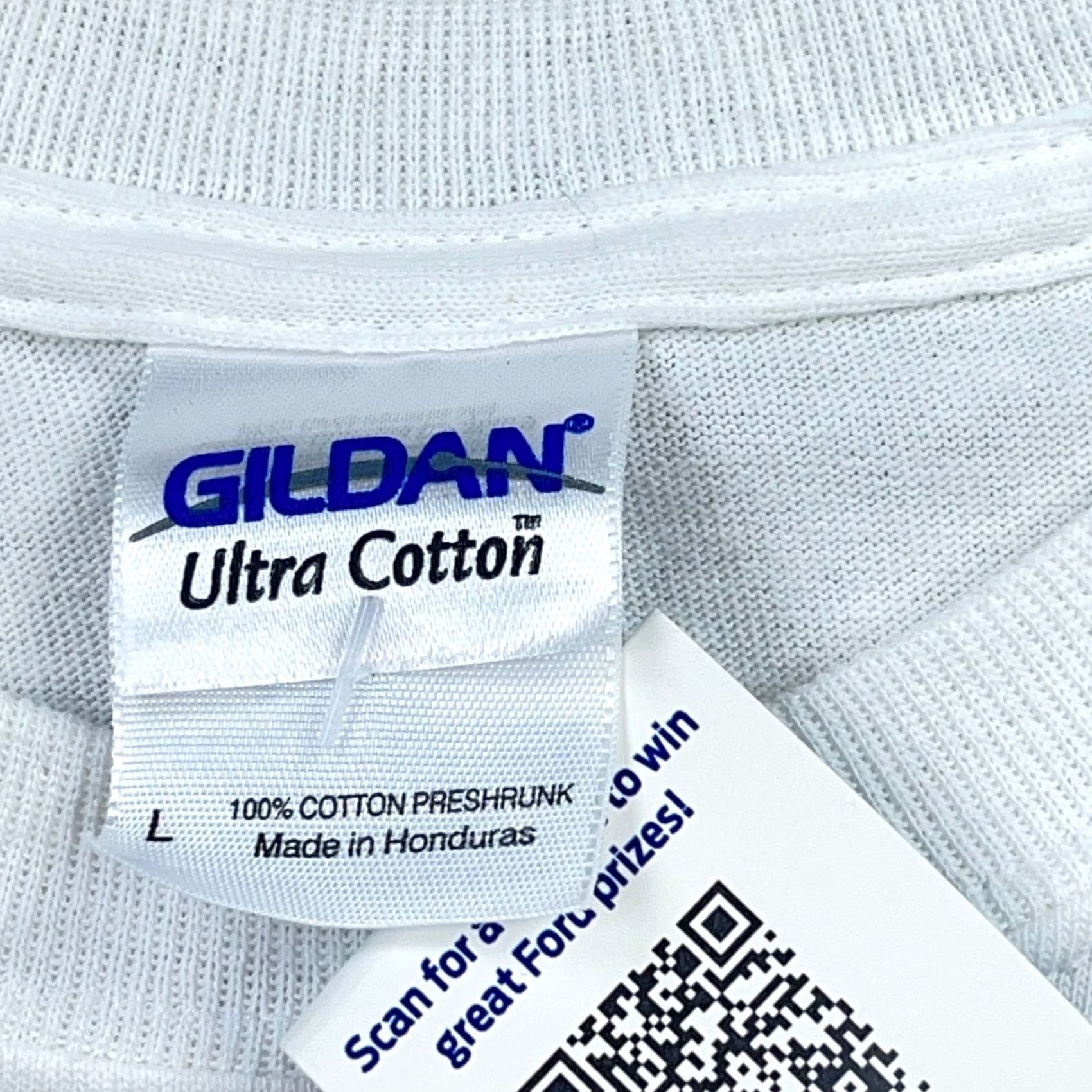 Gildan VINTAGE Ford Mustang Shirt Men Large White Tee Muscle Sports Car Show VTG Y2K Logo 80s 90s Classic Motorcycle USA Gildan T-Shirt Mens Adult Size US L / EU 52-54 / 3 - 6 Thumbnail