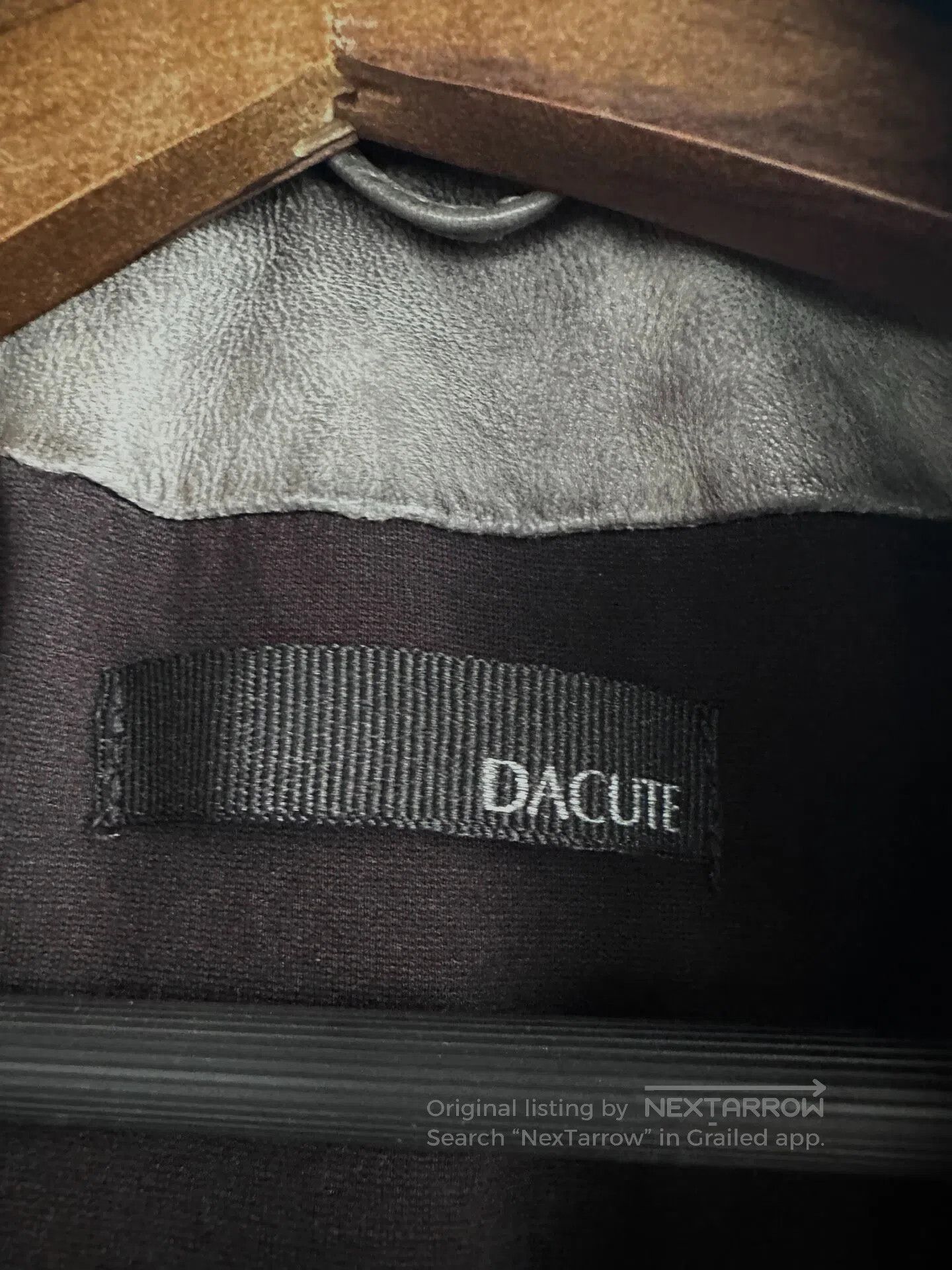 Dacute dacute size50 Dyed and aged leather vest with patchwork des Size US M / EU 48-50 / 2 - 6 Thumbnail