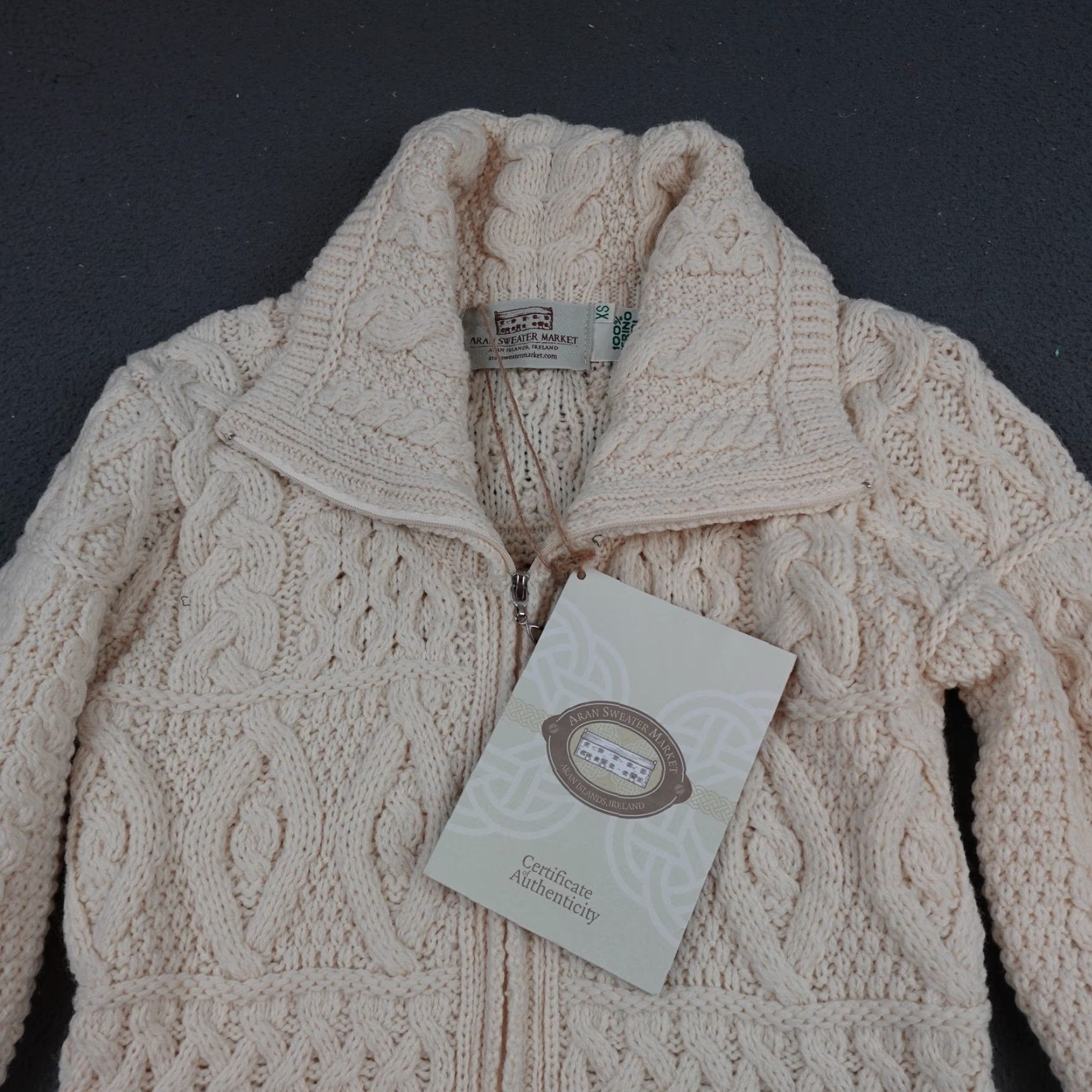 Aran Sweater Market Sweater Womens XS Merino Wool main image 3
