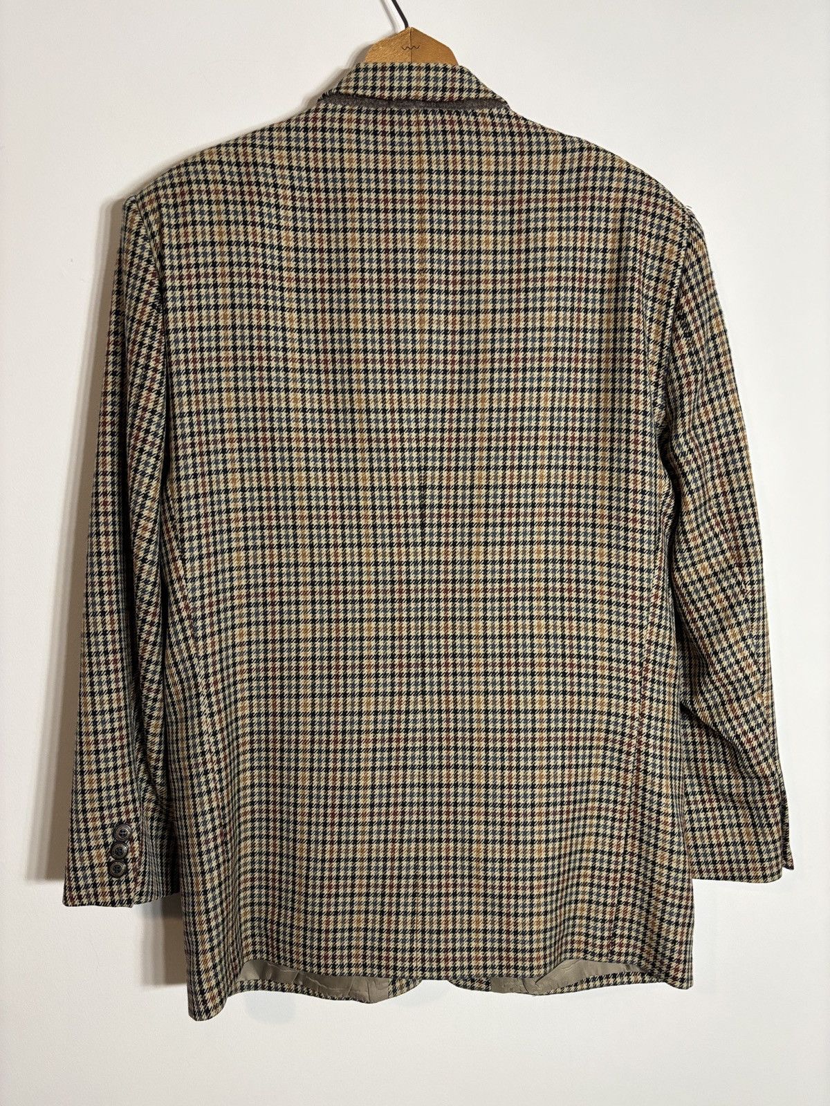 Vintage Vintage Jean Pierre Wool Plaid Blazer Size 42L - 4 Thumbnail