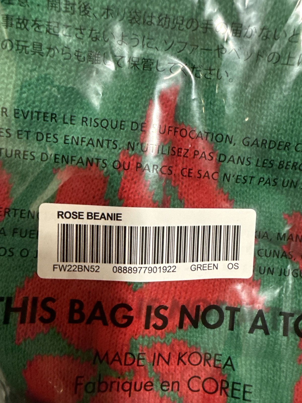Supreme Supreme Rose Beanie Size ONE SIZE - 3 Thumbnail
