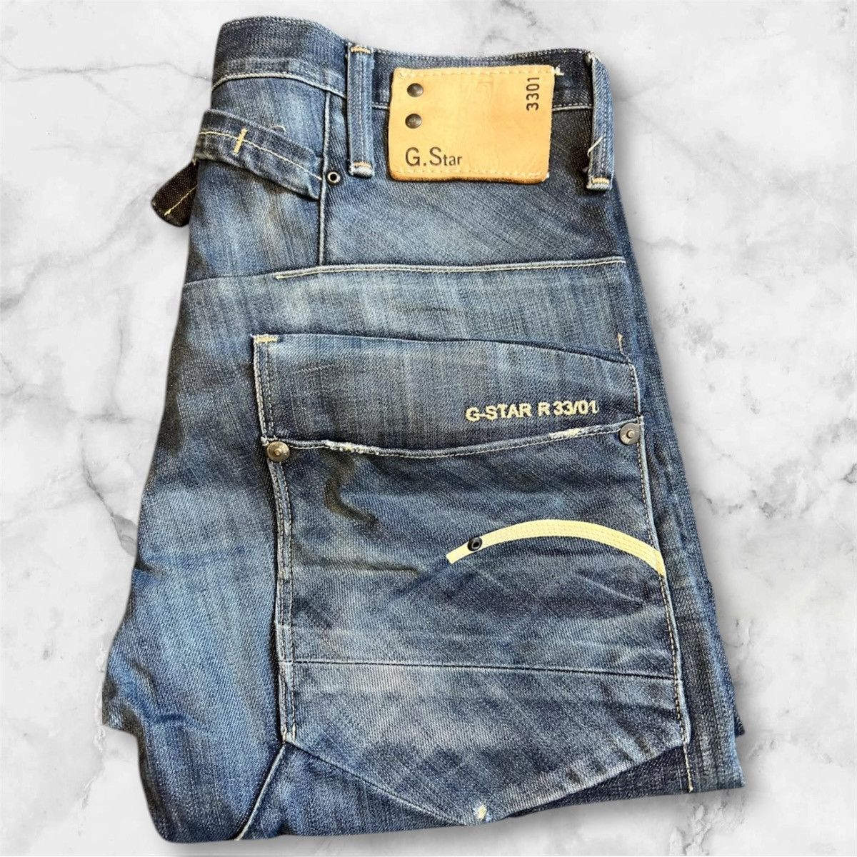 G-Star × Vintage G star Raw R 3301 Size US 31 - 6 Thumbnail