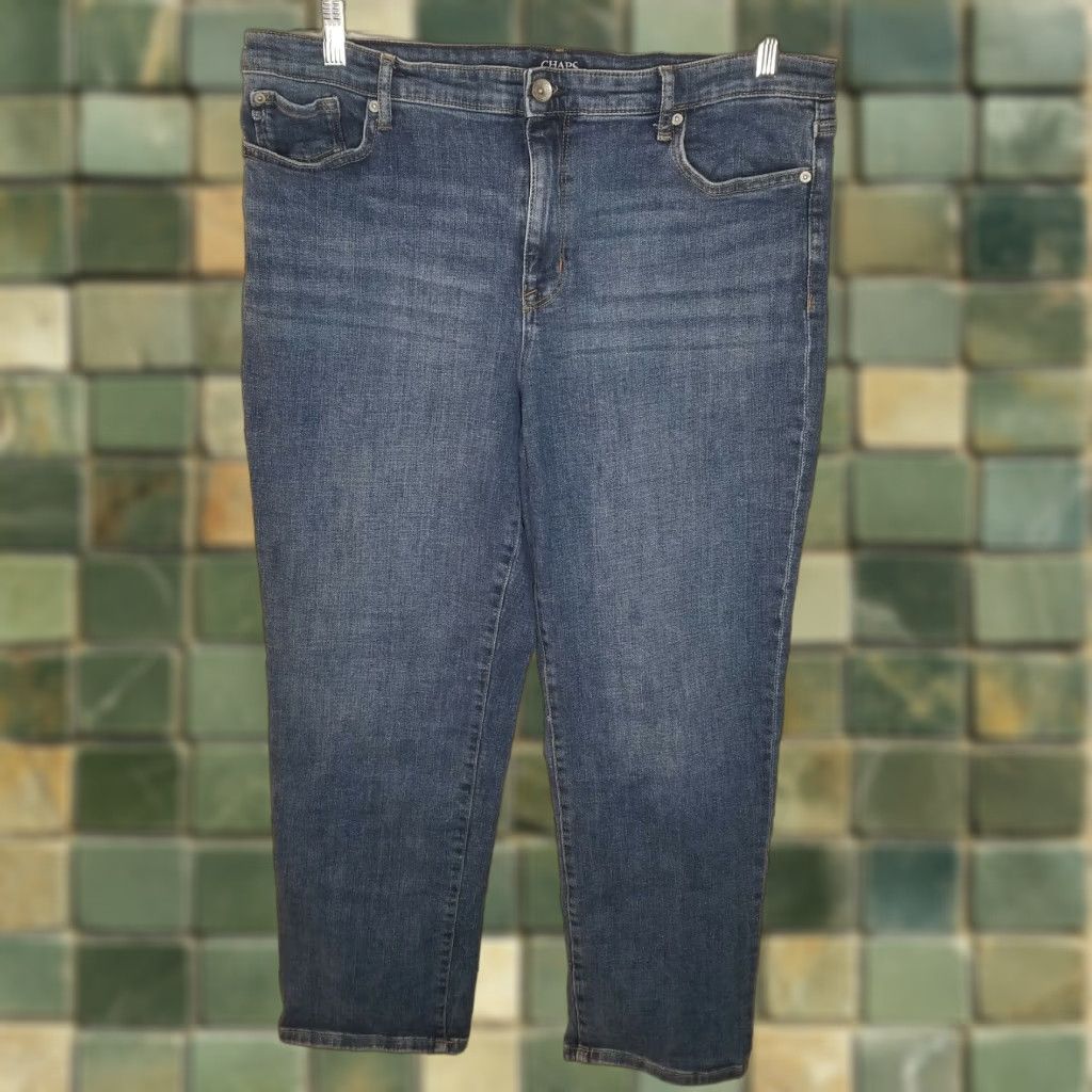 Chaps Chaps Women's Jeans Slim Boyfriend Blue 14/32 Regular Size 36" / US 14 / IT 50 - 1 Thumbnail