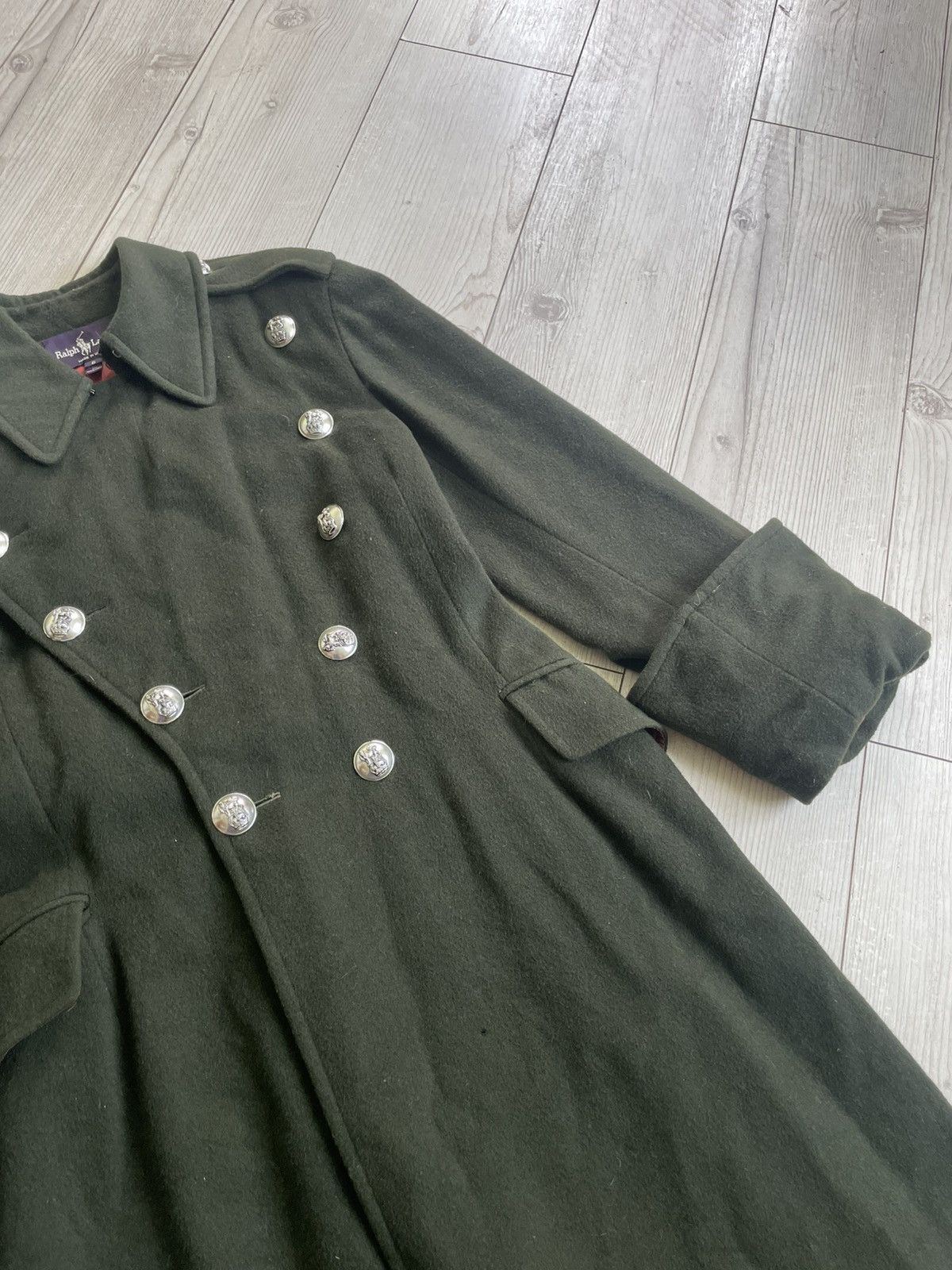 Ralph Lauren Purple Label Polo Ralph Lauren Purple Label Military Coat Made in USA Size M / US 6-8 / IT 42-44 - 6 Thumbnail