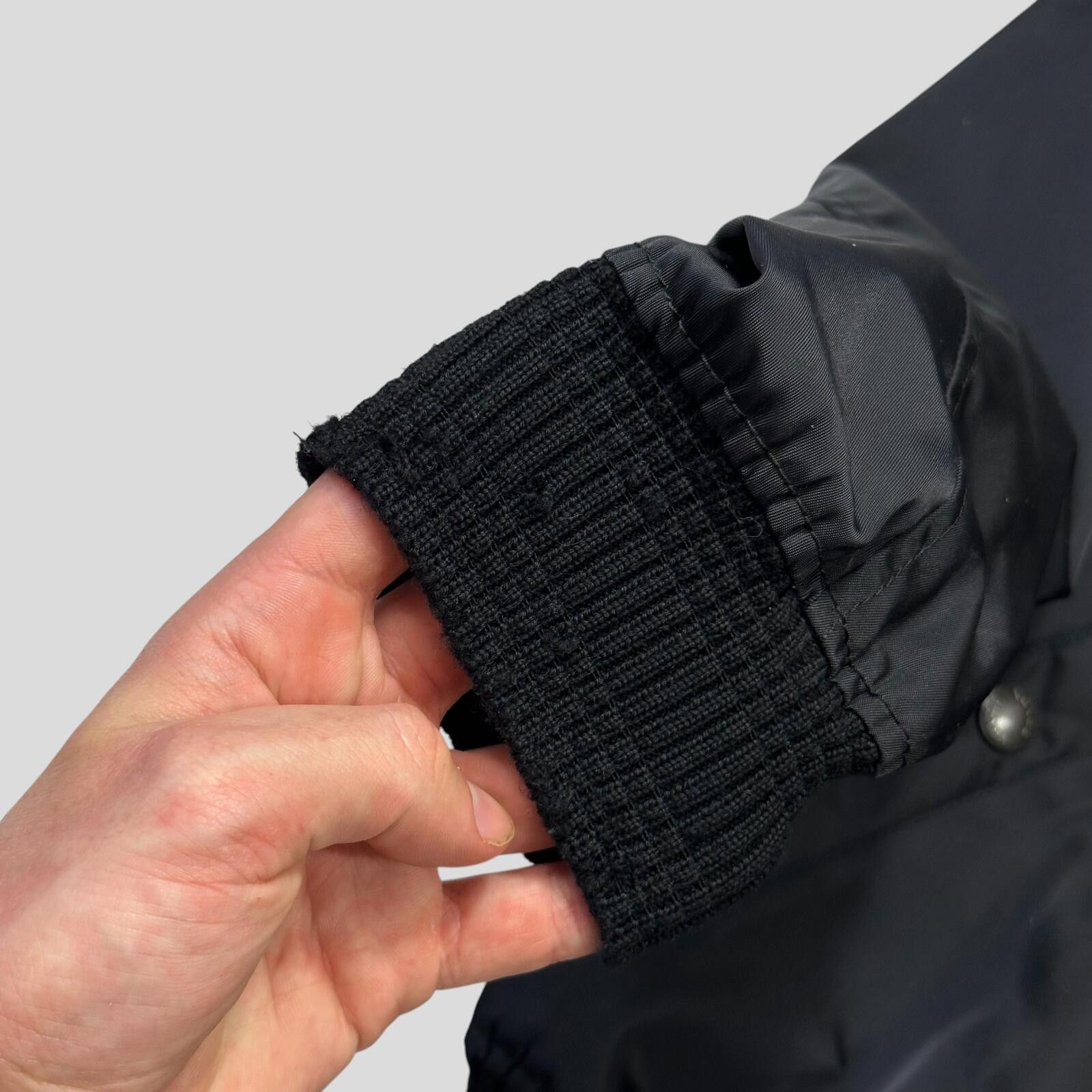 Prada Prada Milano 2018 Black Gabardine Nylon Triangle Bomber - M Size US M / EU 48-50 / 2 - 7 Thumbnail