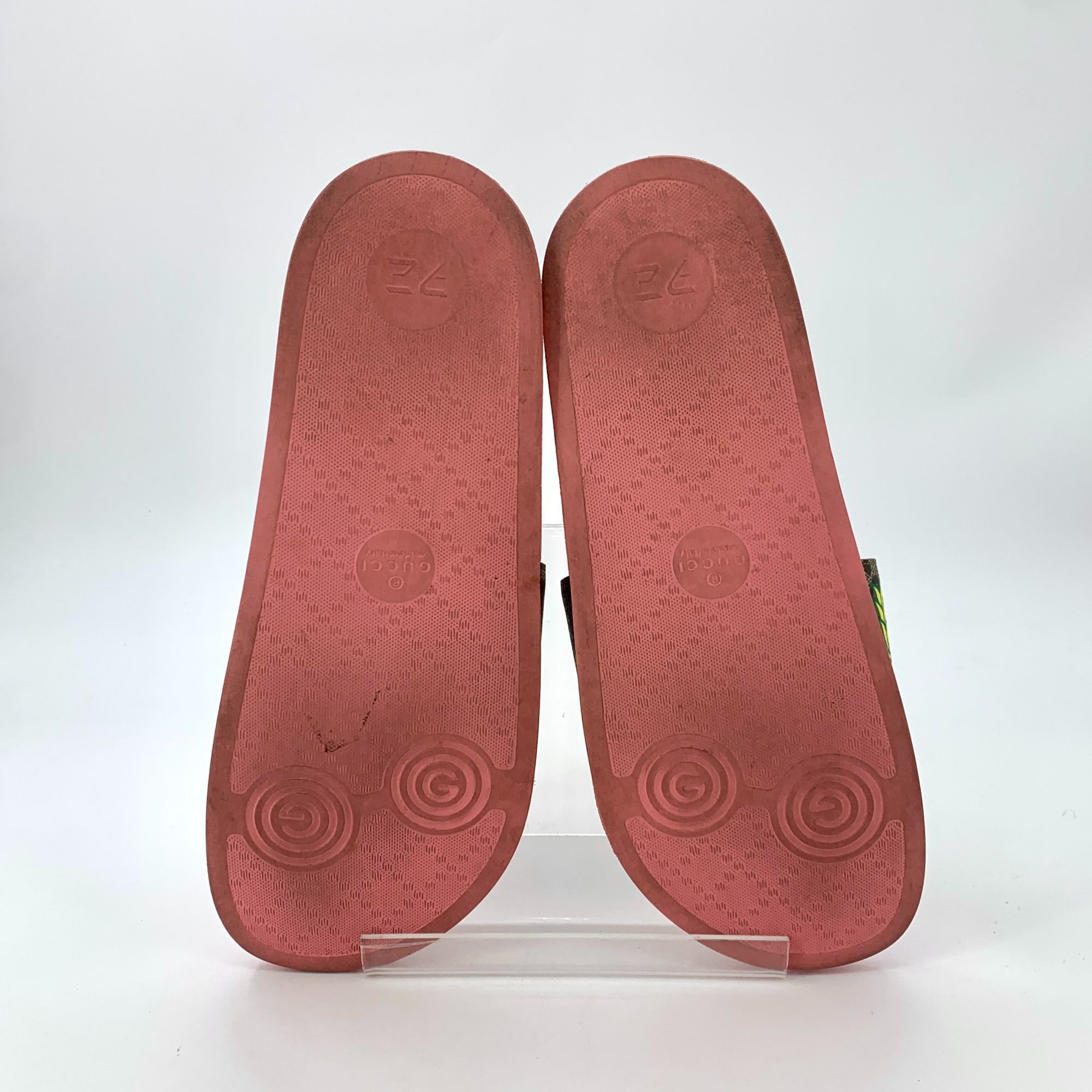 Gucci Gucci Pink Pineapple Printed Slides With "Whats Inside" Stra Size US 8 / EU 41 - 7 Thumbnail
