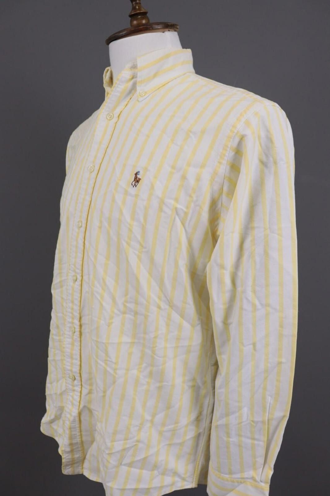 Polo Ralph Lauren Vintage Ralph Lauren Shite Striped Shirt Size 14 / 33 Size US M / EU 48-50 / 2 - 5 Thumbnail