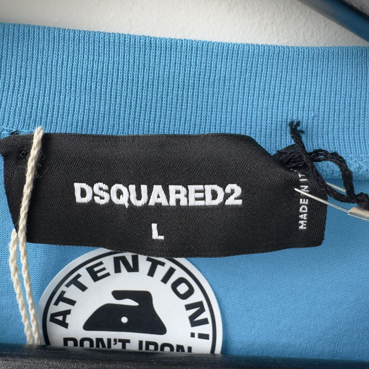 Dsquared2 New Dsquared2 Blue Logo T-shirt Size US L / EU 52-54 / 3 - 4 Thumbnail