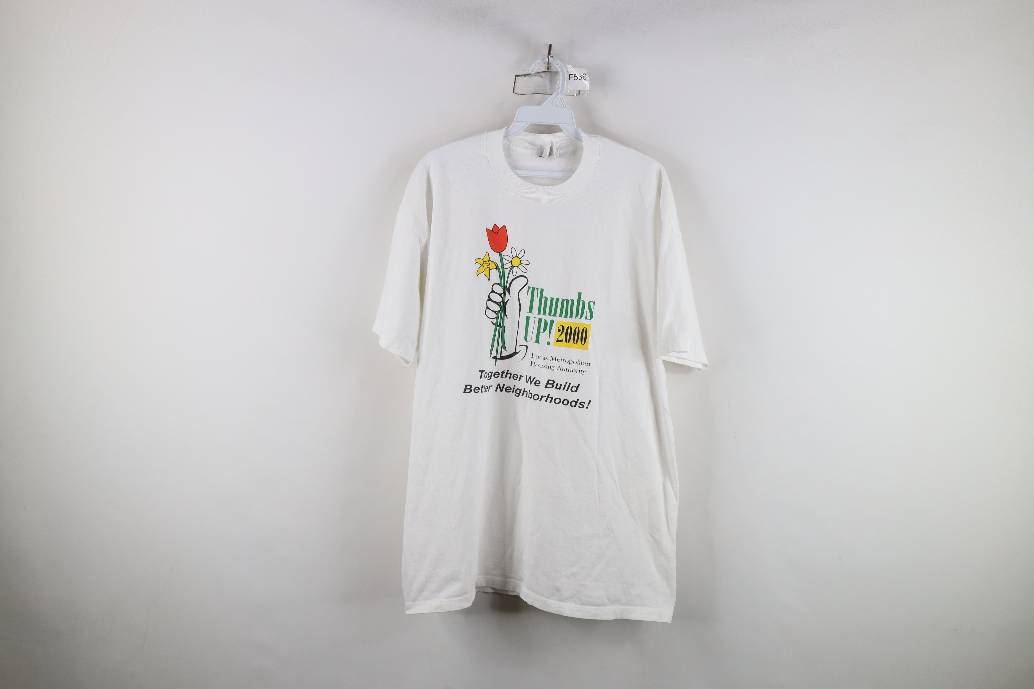 Vintage Vintage Y2K 2000 Flower Neighborhood Short Sleeve T-Shirt Size US L / EU 52-54 / 3 - 1 Thumbnail