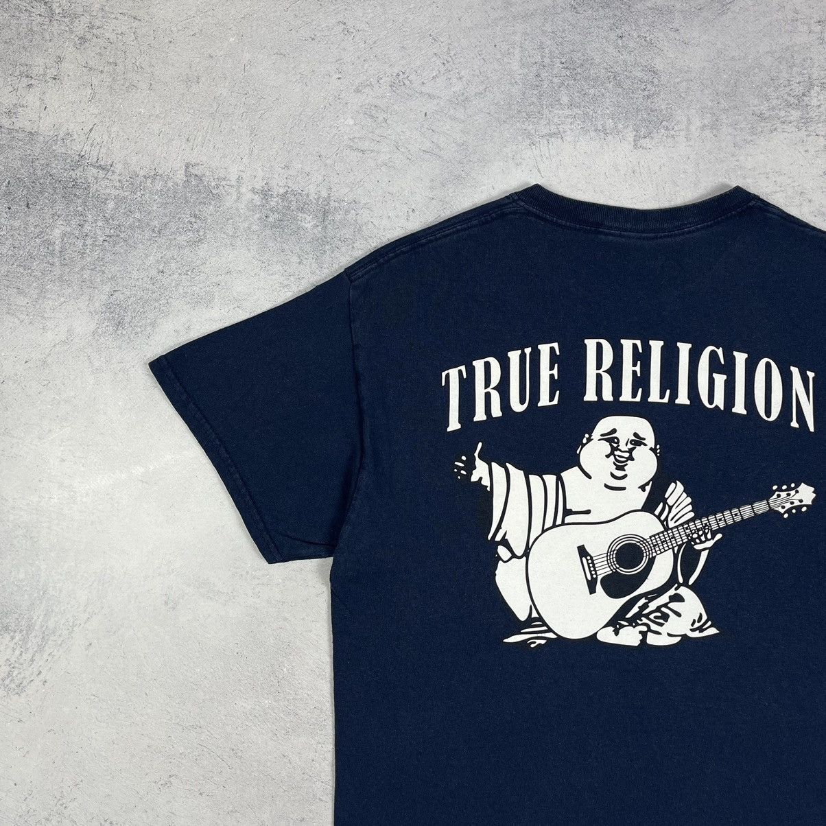 True Religion Vintage True Religion Buddha y2k big logo tee 00’s Size US M / EU 48-50 / 2 - 9 Thumbnail