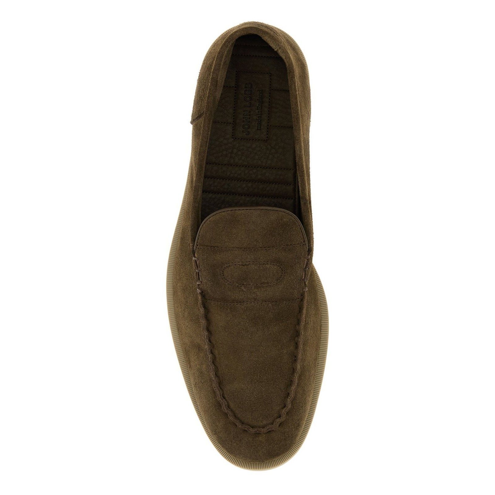 John Lobb JOHN LOBB Pace Mud Suede Loafers New & Authentic (Men's Size Size US 12 / EU 45 - 4 Thumbnail