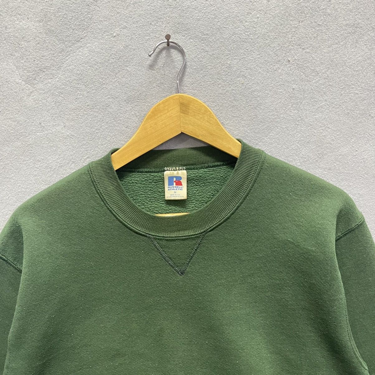 Russell Athletic Vintage Russell Athletic Crewneck Sweatshirt – Forest Green Size US M / EU 48-50 / 2 - 2 Thumbnail