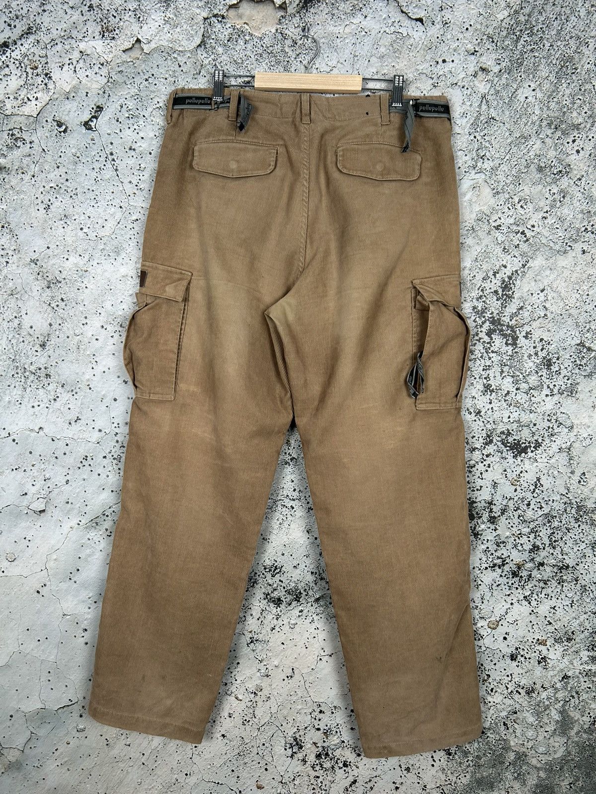 Pelle Pelle Pelle Pelle Vintage Baggy Cargo Corduroy Pants 90s Rap Rare Size US 33 - 4 Thumbnail